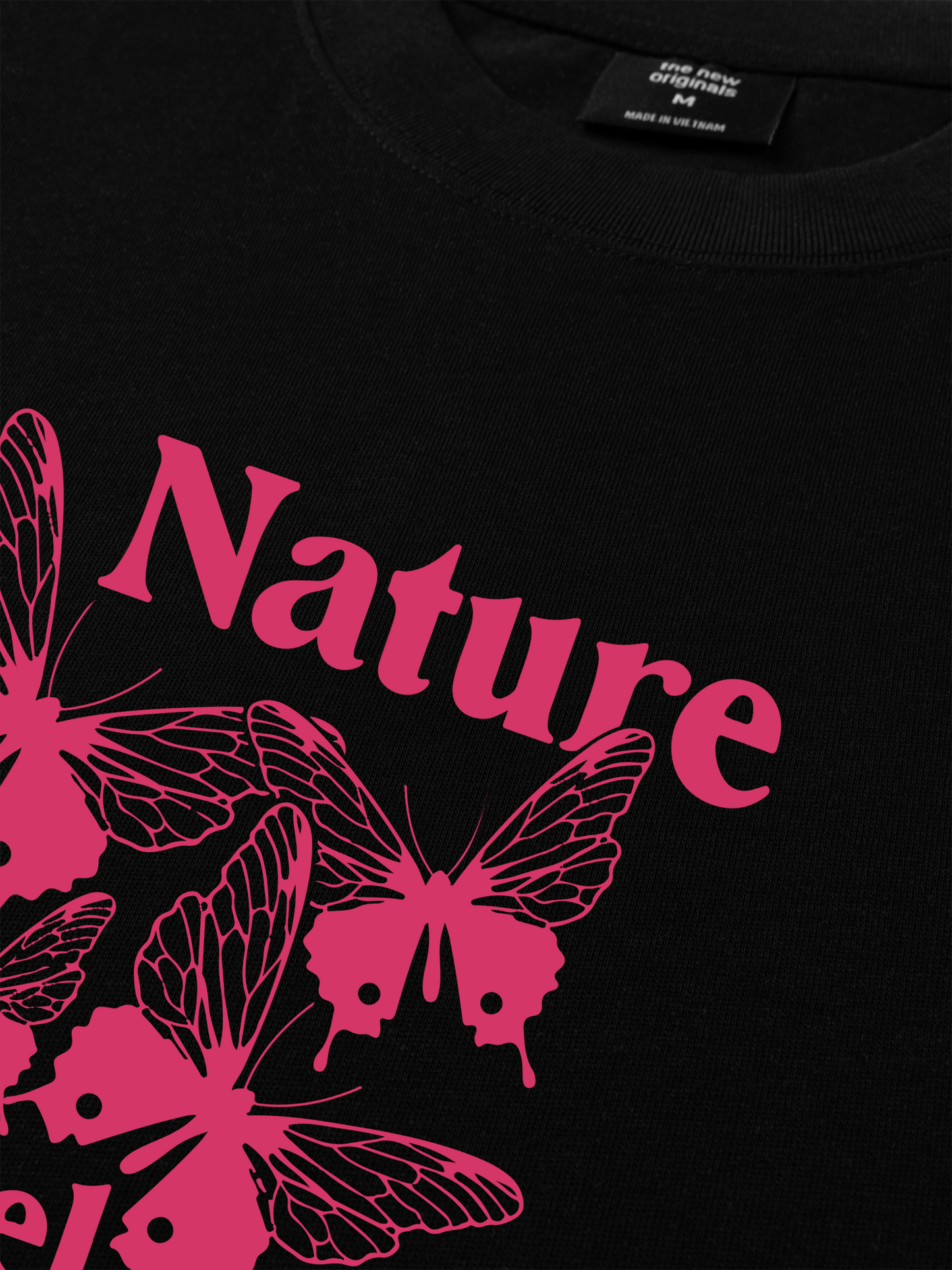 Áo Thun Relaxed Fit Pink Nature Angel