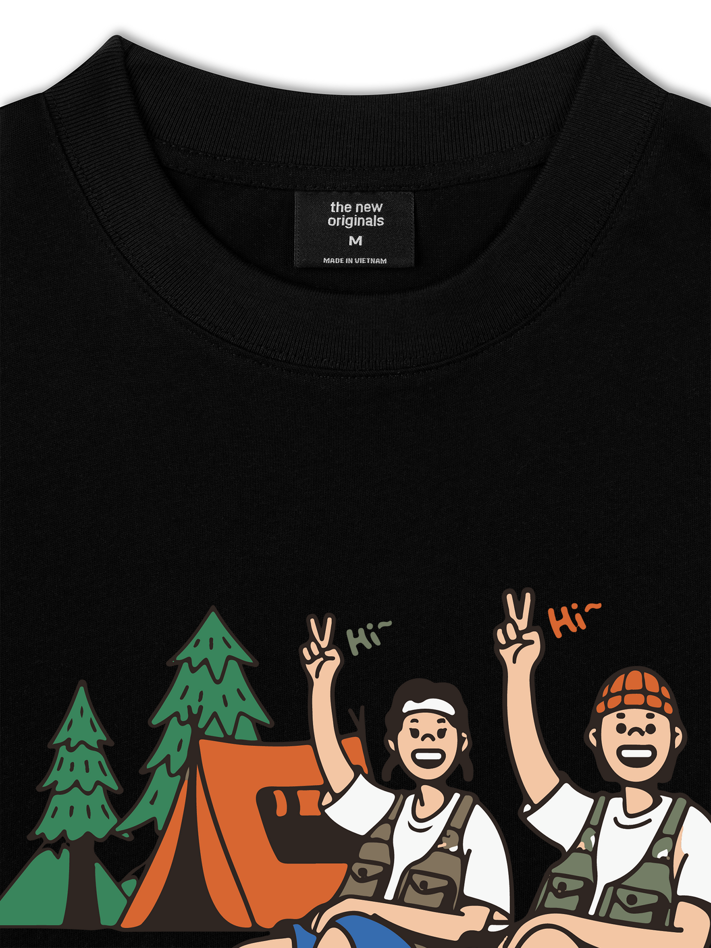 Áo Thun Relaxed Fit Go Camping