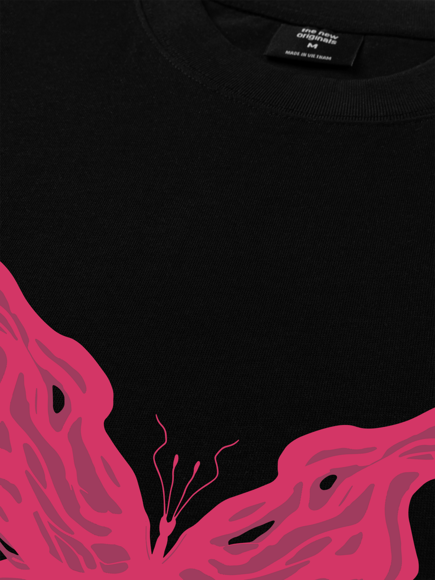 Áo Thun Relaxed Fit Pink Butterfly