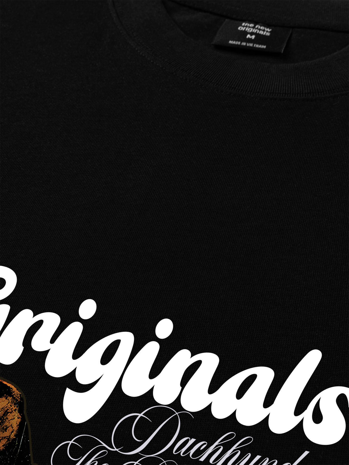 Áo Thun Relaxed Fit Retro Dachshund