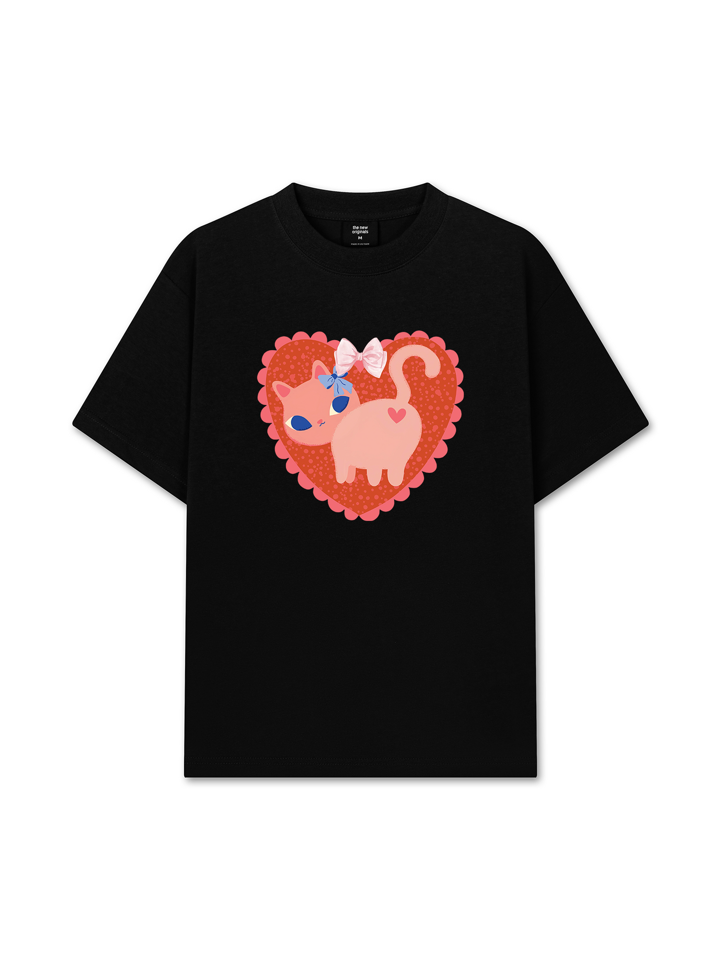 Áo Thun Relaxed Fit Kitten Kiss