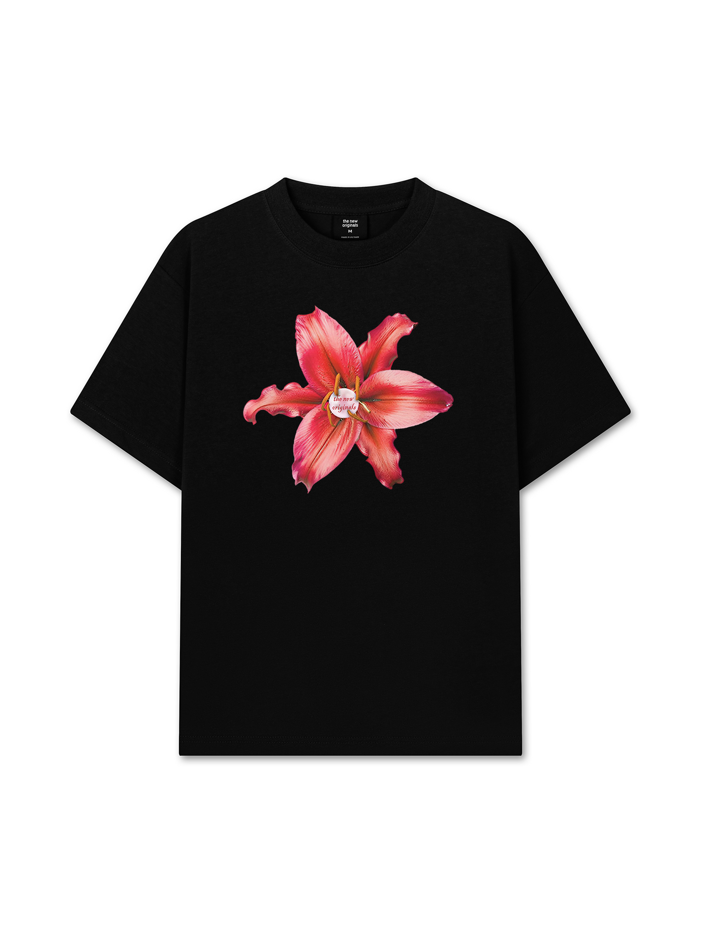 Áo Thun Relaxed Fit Pearl Lily Flower