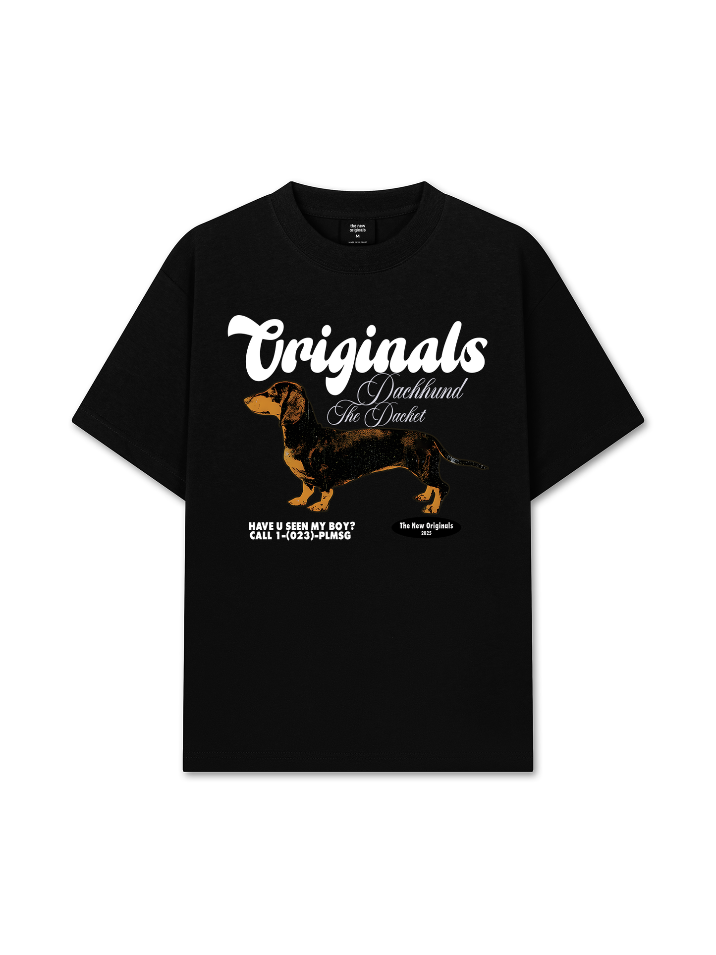 Áo Thun Relaxed Fit Retro Dachshund