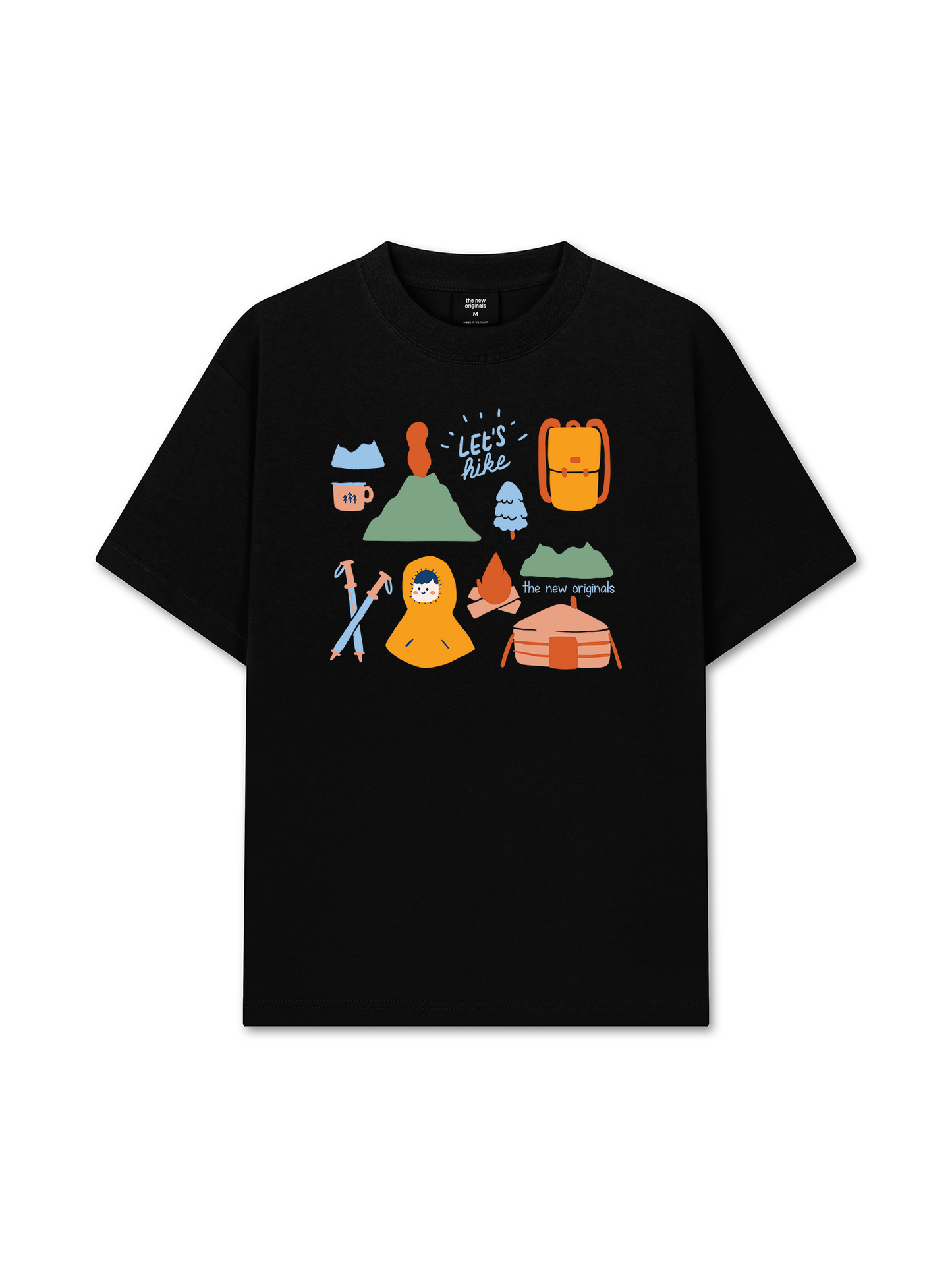 Áo Thun Relaxed Fit Go Out Let's Hike