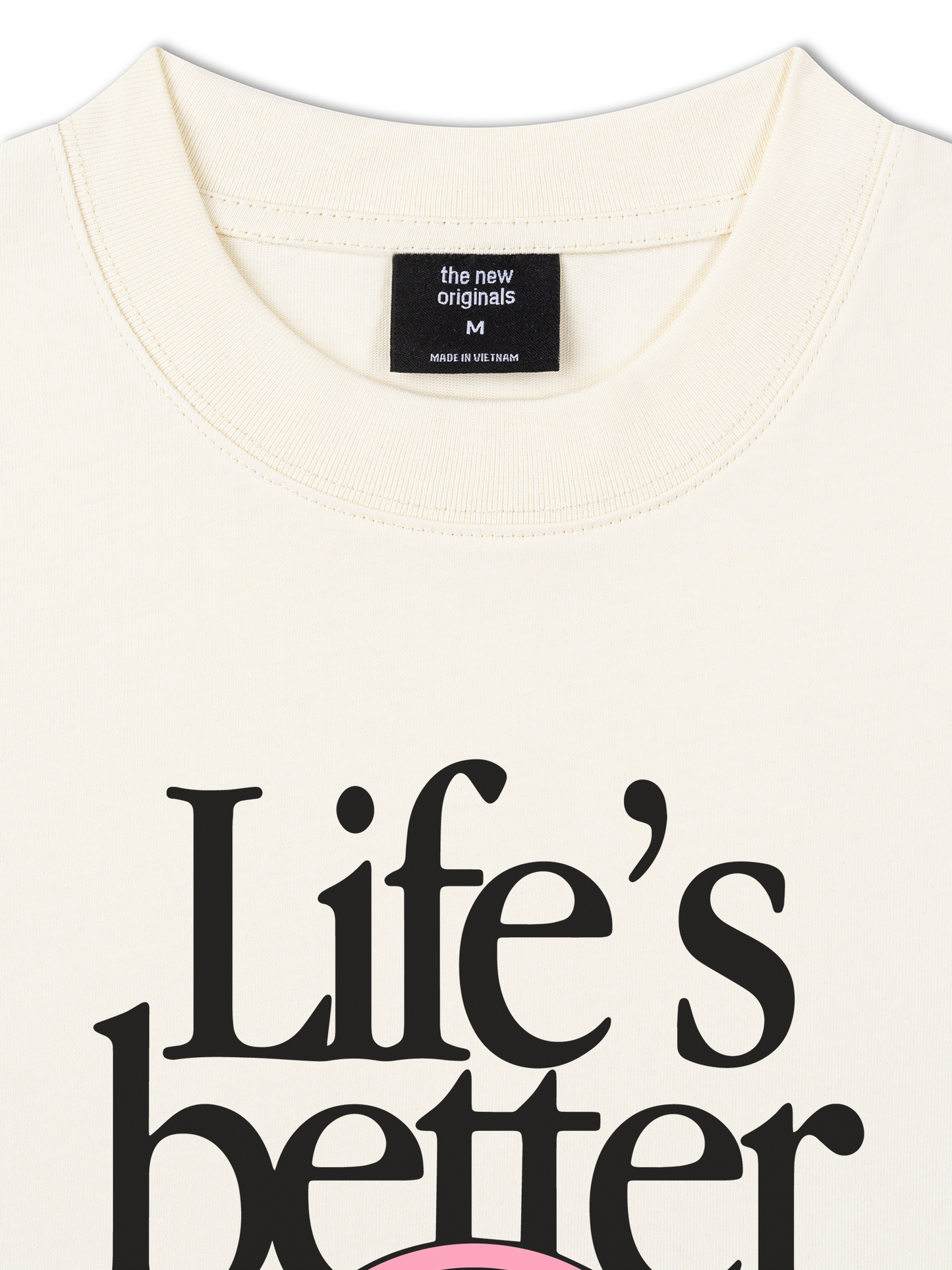 Áo Thun Relaxed Fit Life's Better With Music