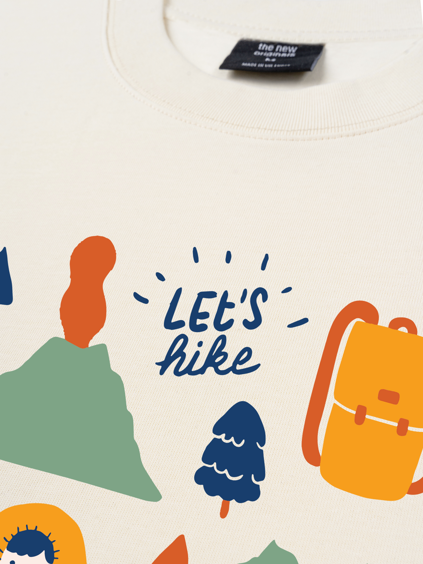 Áo Thun Relaxed Fit Go Out Let's Hike