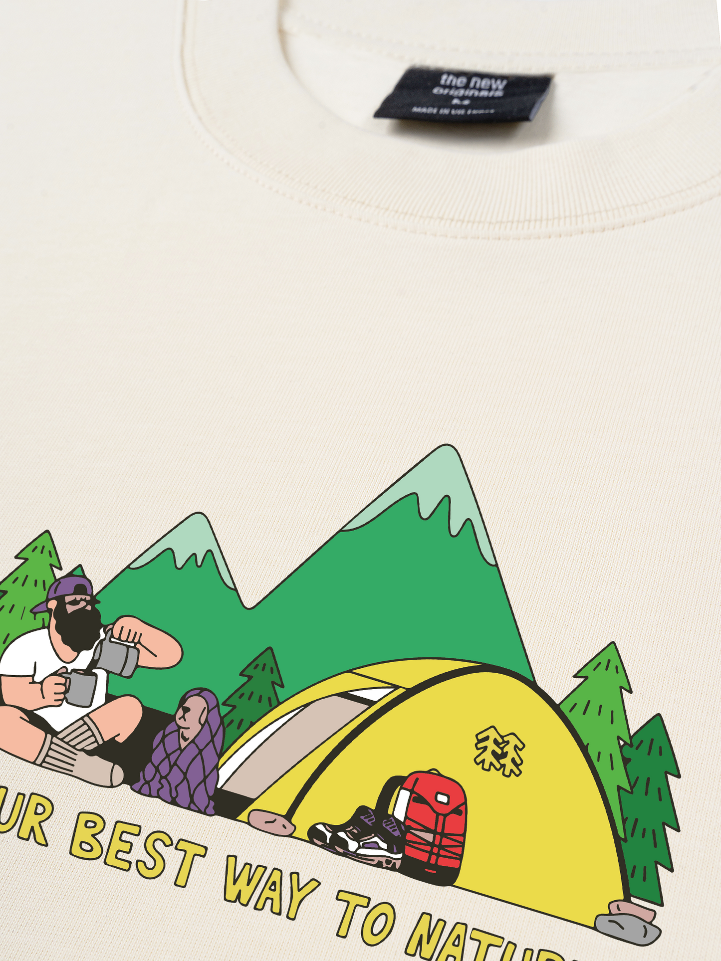 Áo Thun Relaxed Fit Let's Go Outside