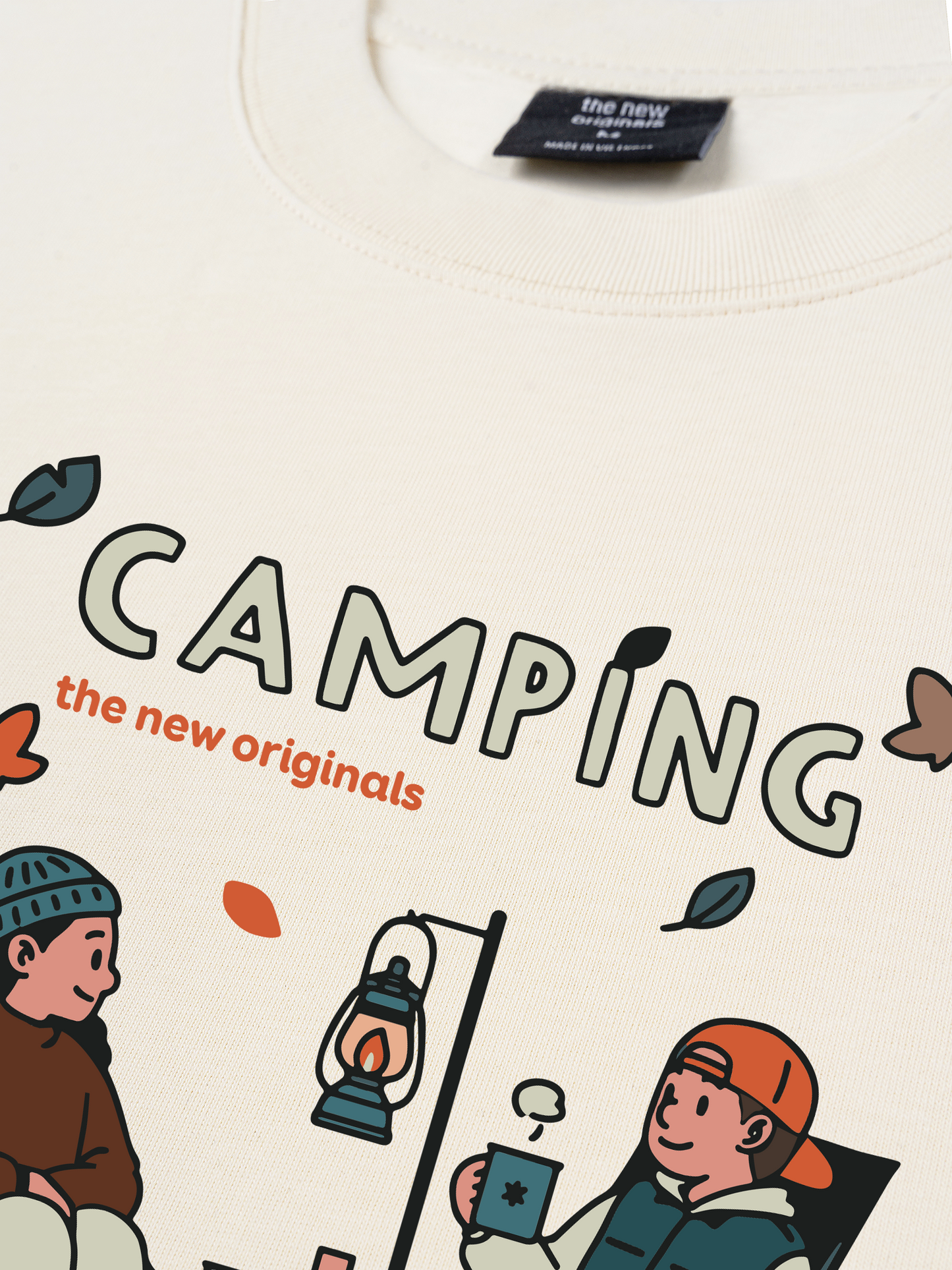 Áo Thun Relaxed Fit Go Outside Go Camping