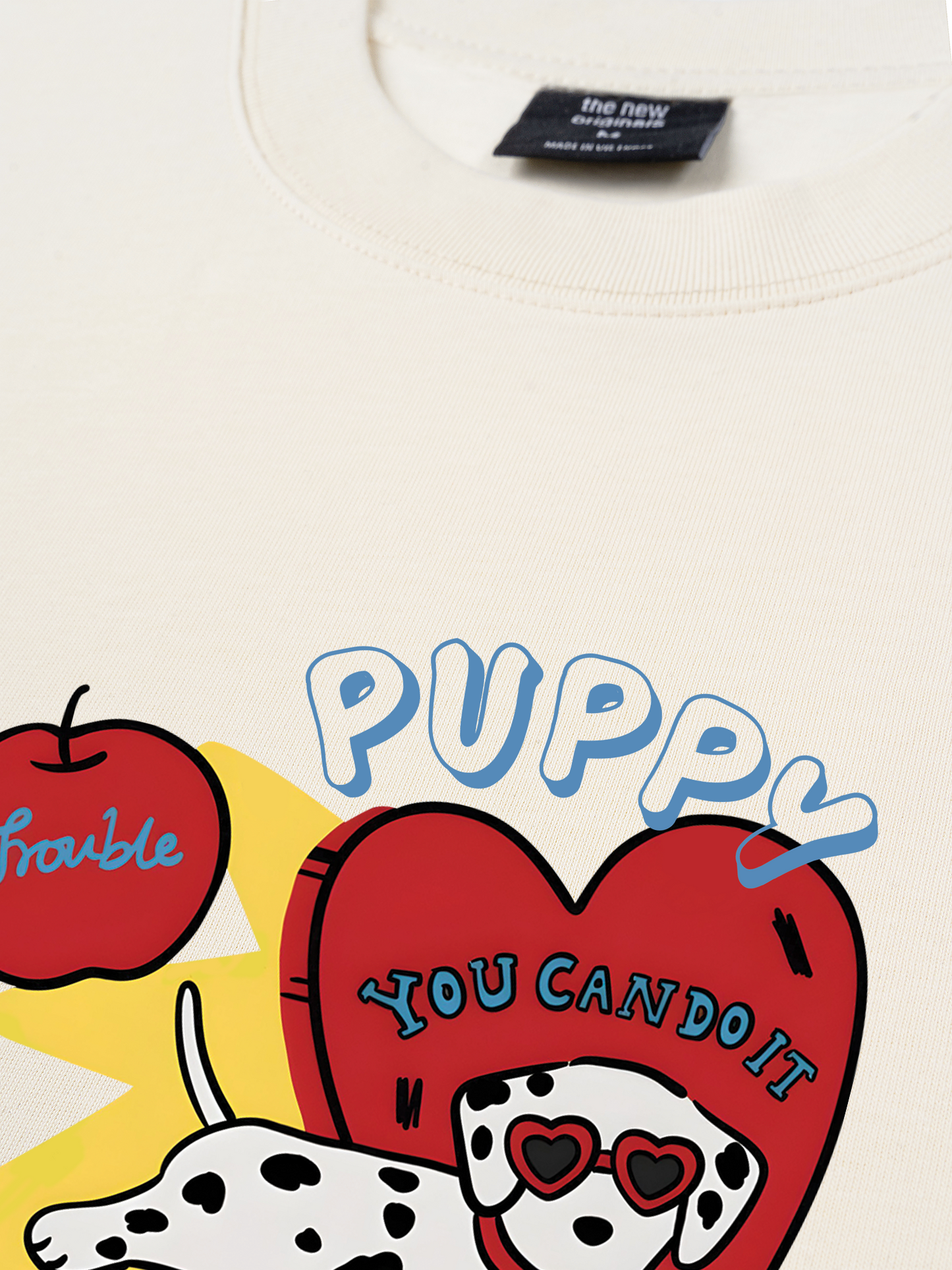 Áo Thun Relaxed Fit Puppy You Can Do It