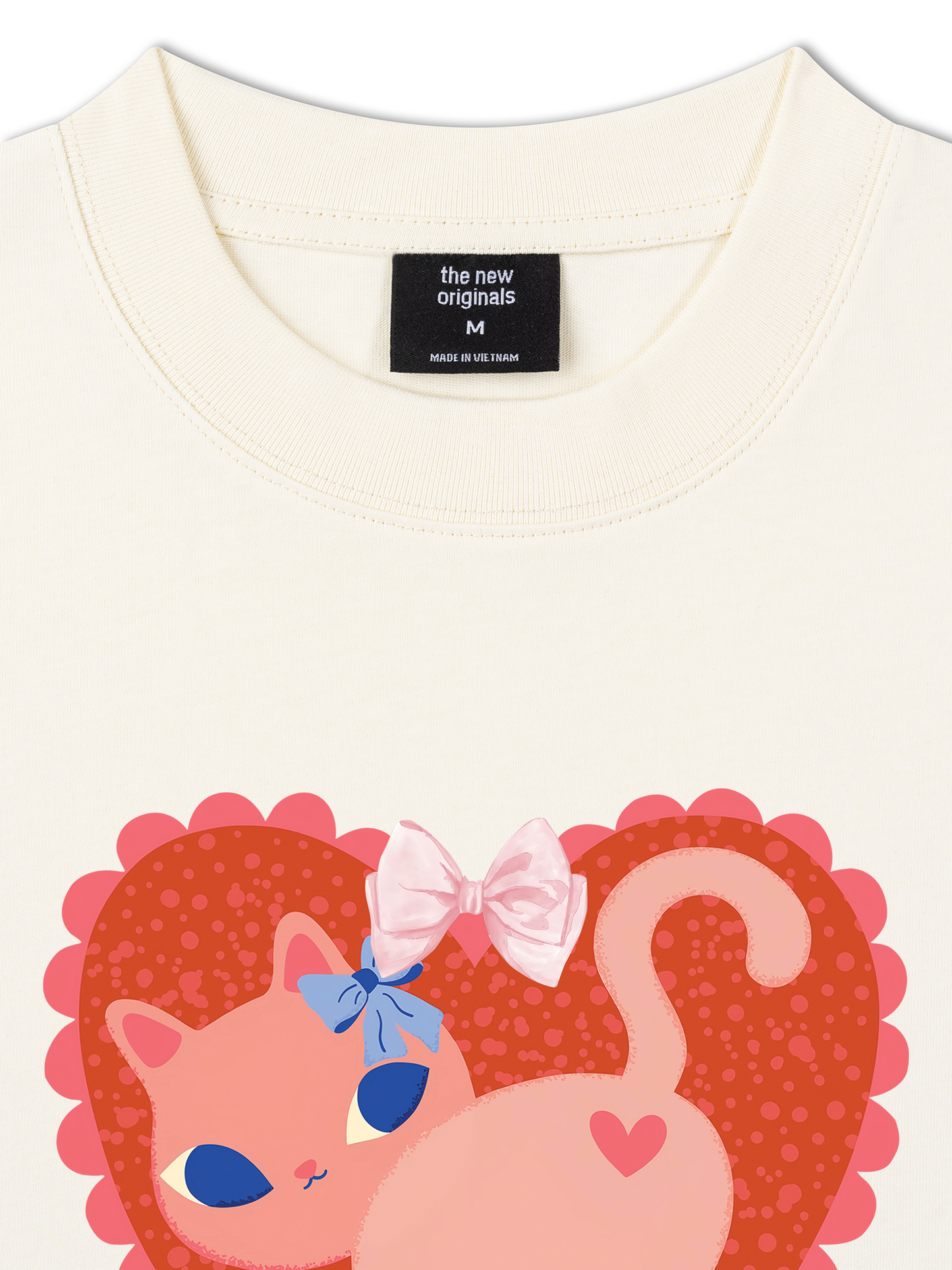 Áo Thun Relaxed Fit Kitten Kiss