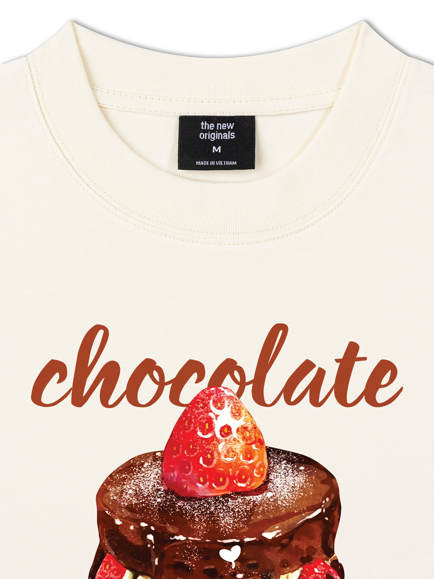 Áo Thun Relaxed Fit Strawberry Chocolate