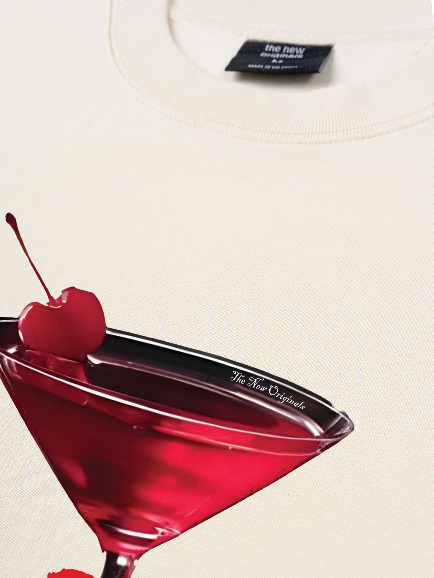 Áo Thun Relaxed Fit Seductive Night Cherry Goblet