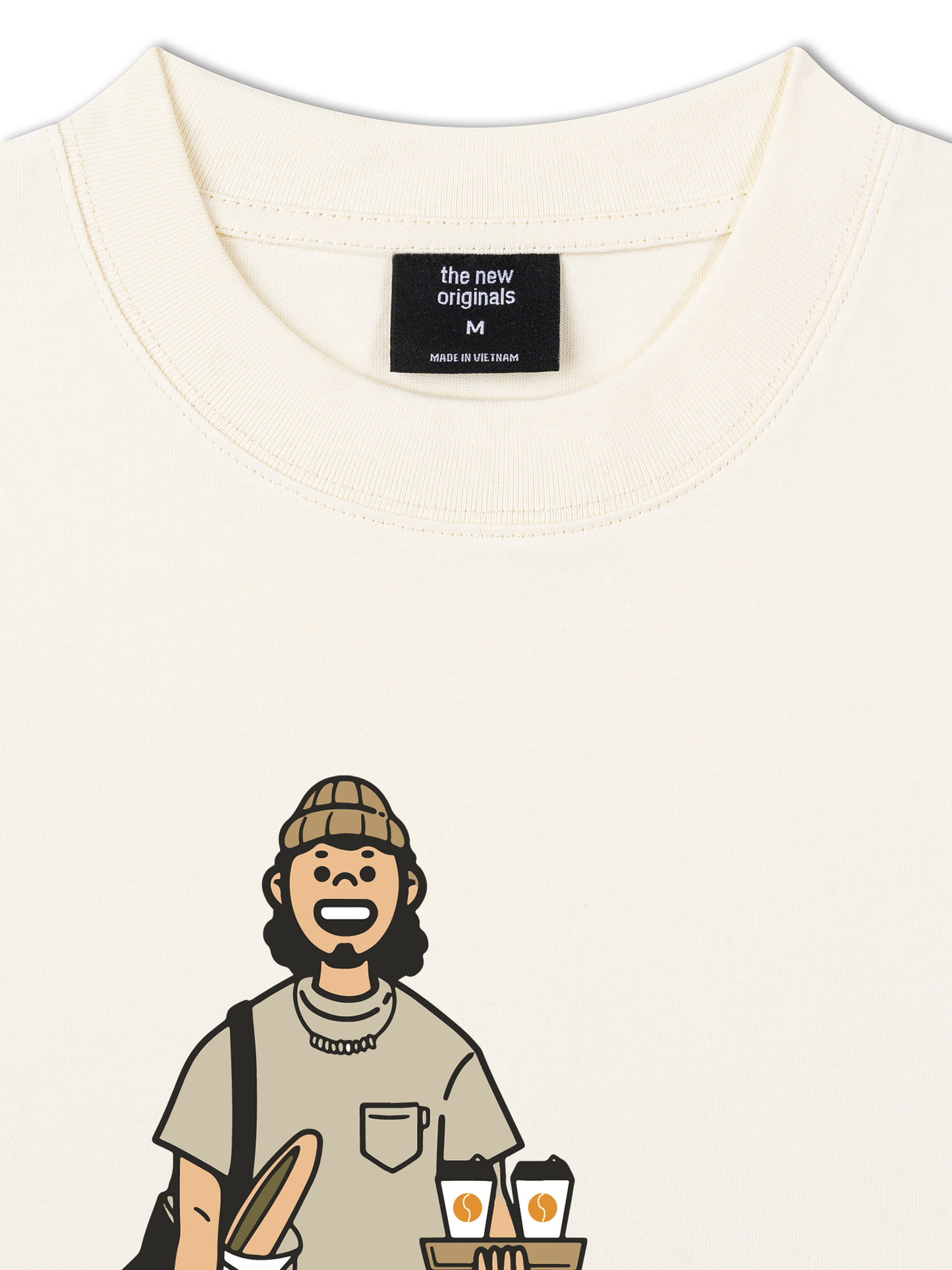 Áo Thun Relaxed Fit Go Outside Coffee & Bread