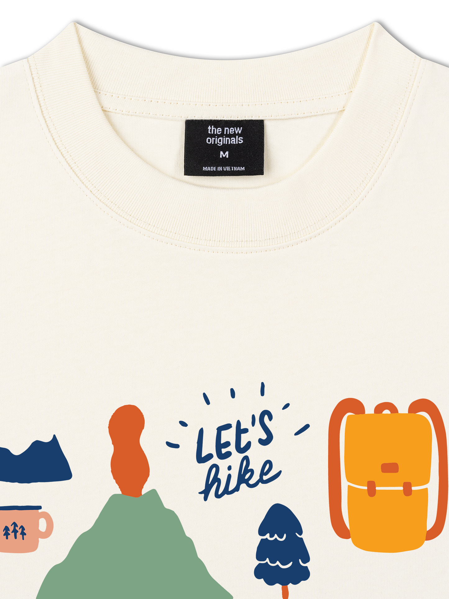 Áo Thun Relaxed Fit Go Out Let's Hike