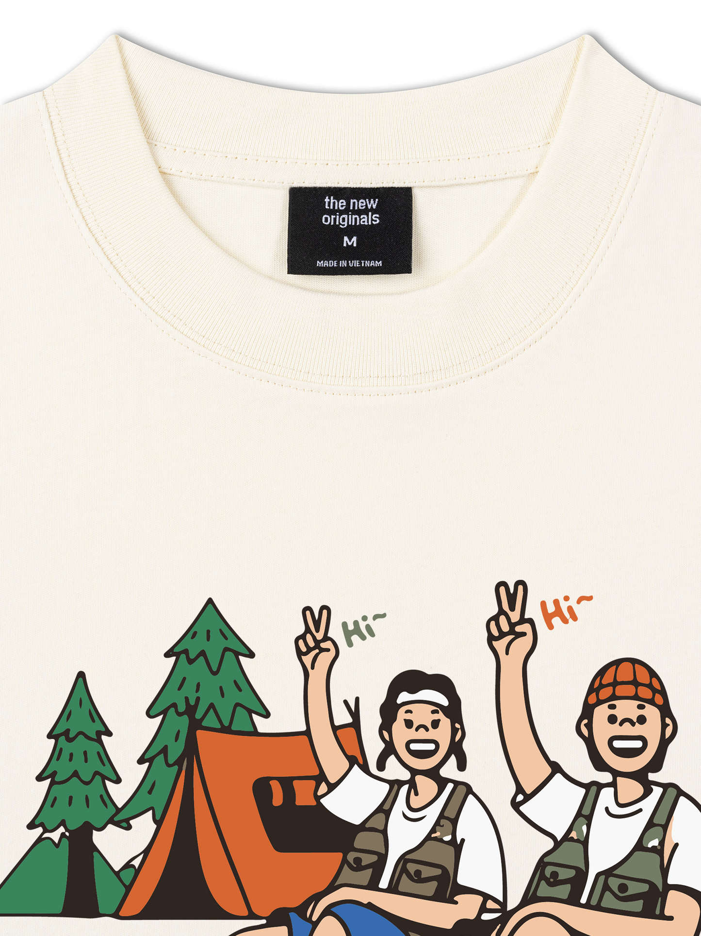 Áo Thun Relaxed Fit Go Camping