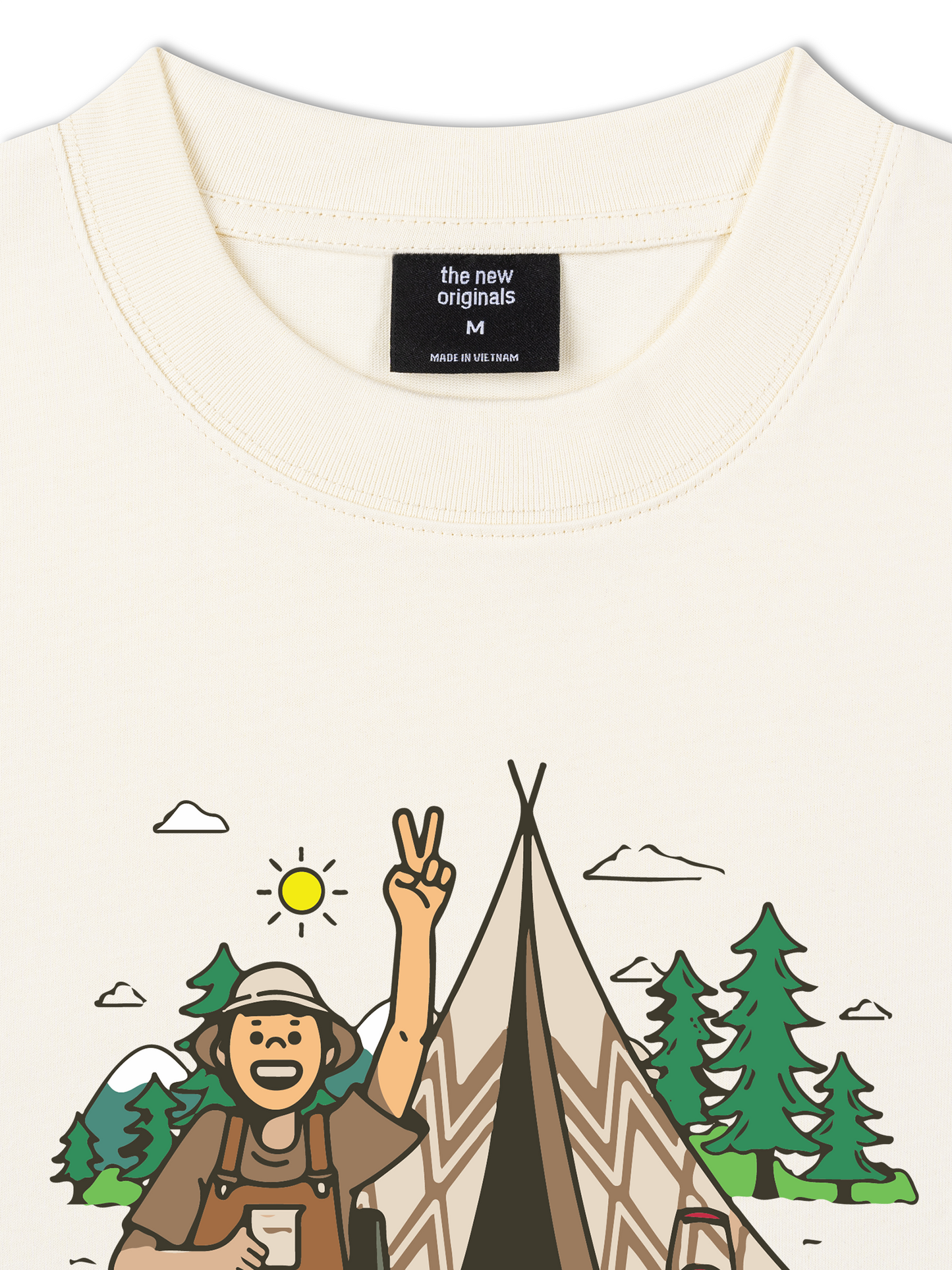 Áo Thun Relaxed Fit Go Outside Camplife Original