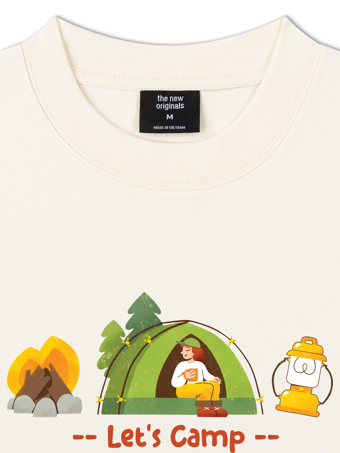 Áo Thun Relaxed Fit Let's Camp