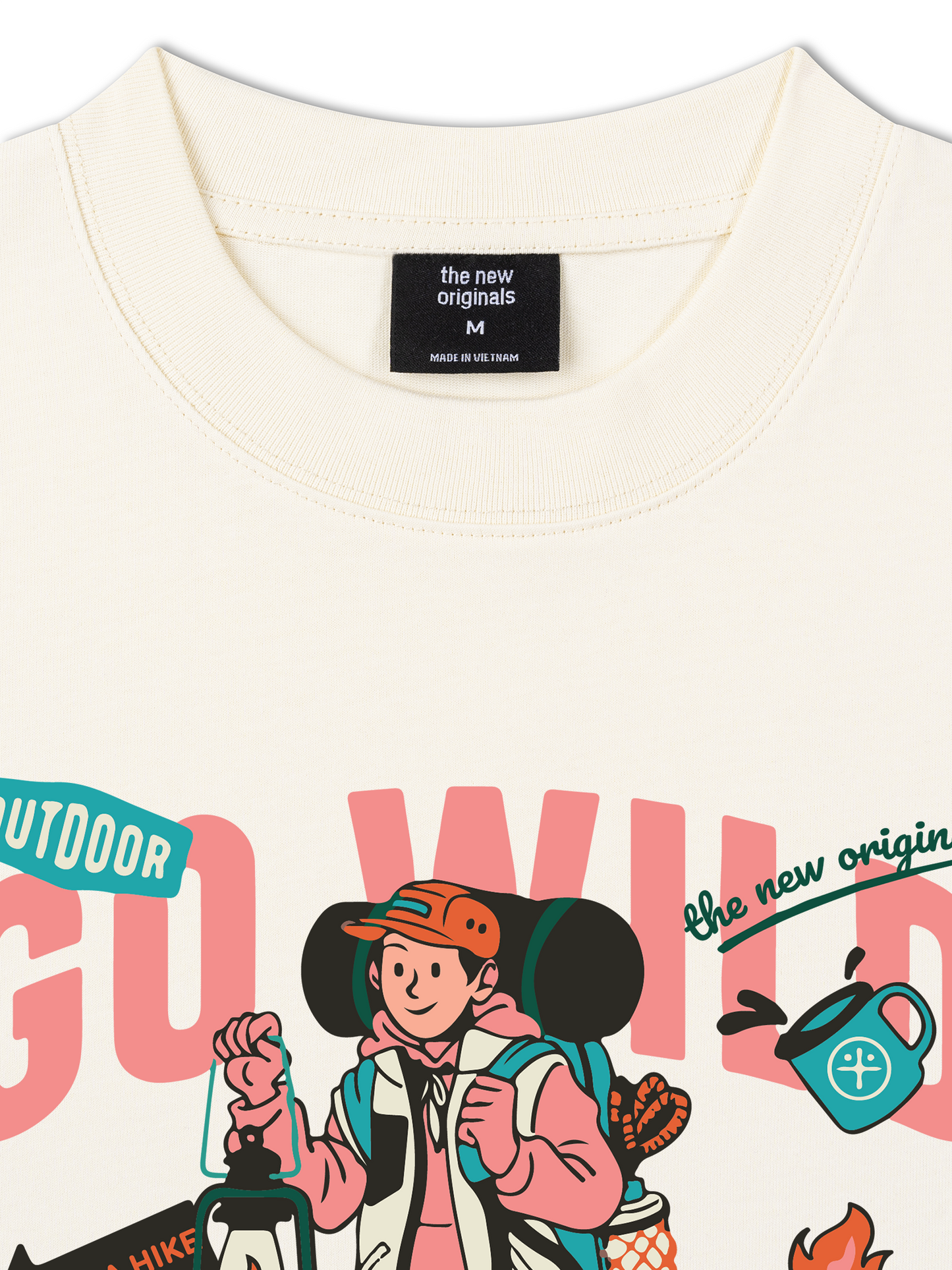 Áo Thun Relaxed Fit Go Wild Take A Hike