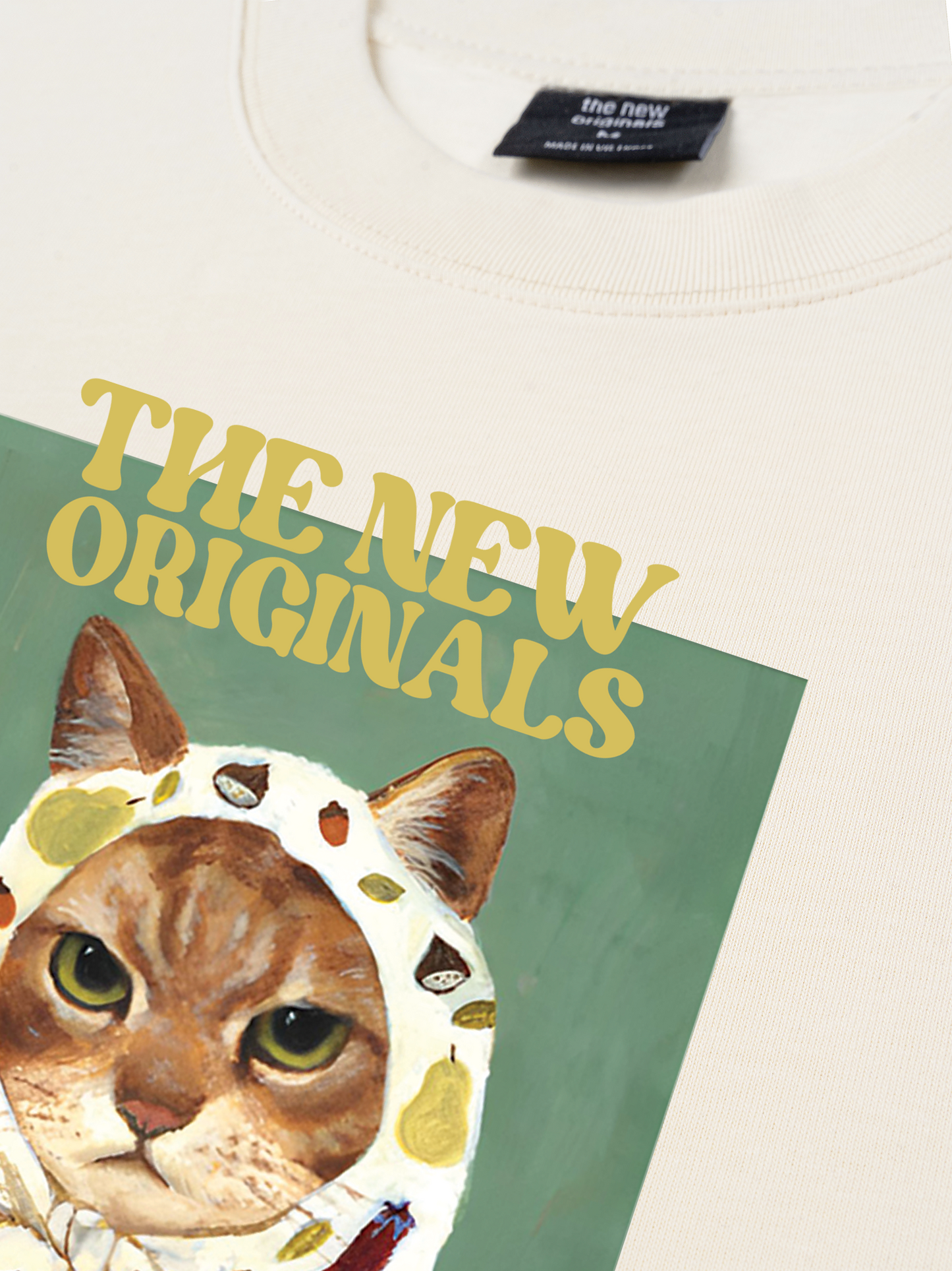 Áo Thun Relaxed Fit Lady Cat