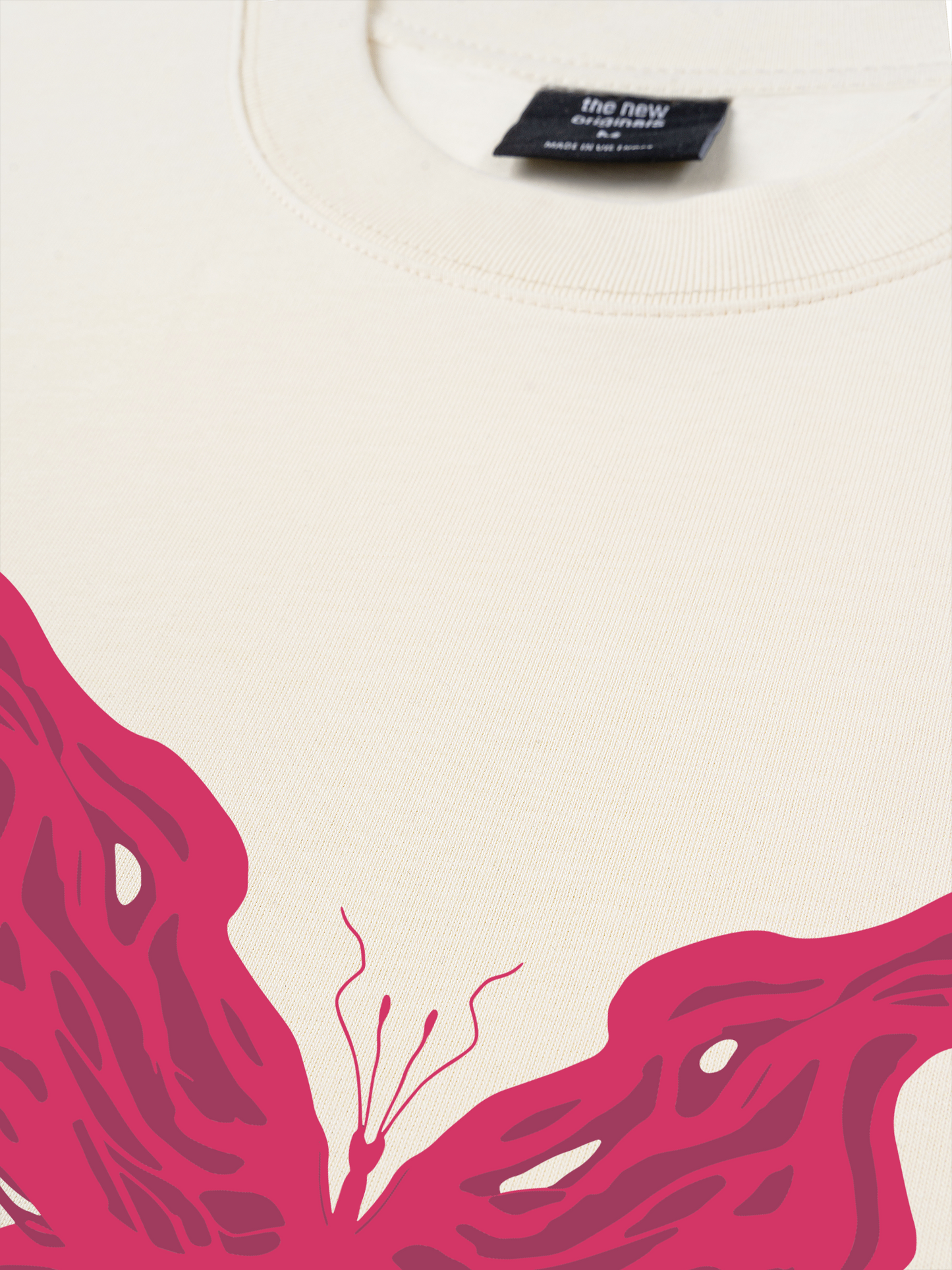 Áo Thun Relaxed Fit Pink Butterfly