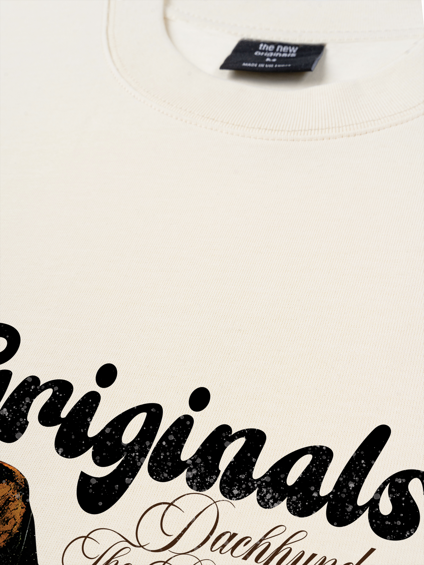 Áo Thun Relaxed Fit Retro Dachshund