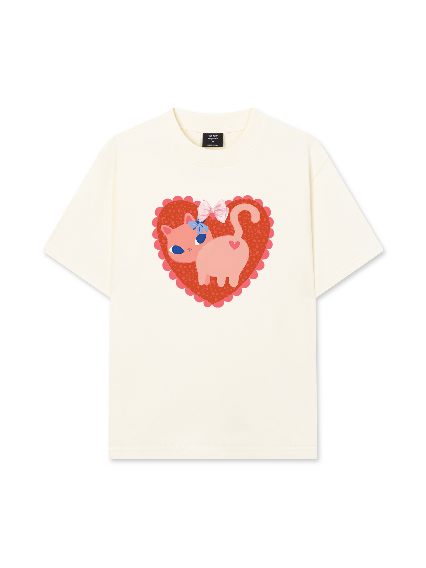 Áo Thun Relaxed Fit Kitten Kiss