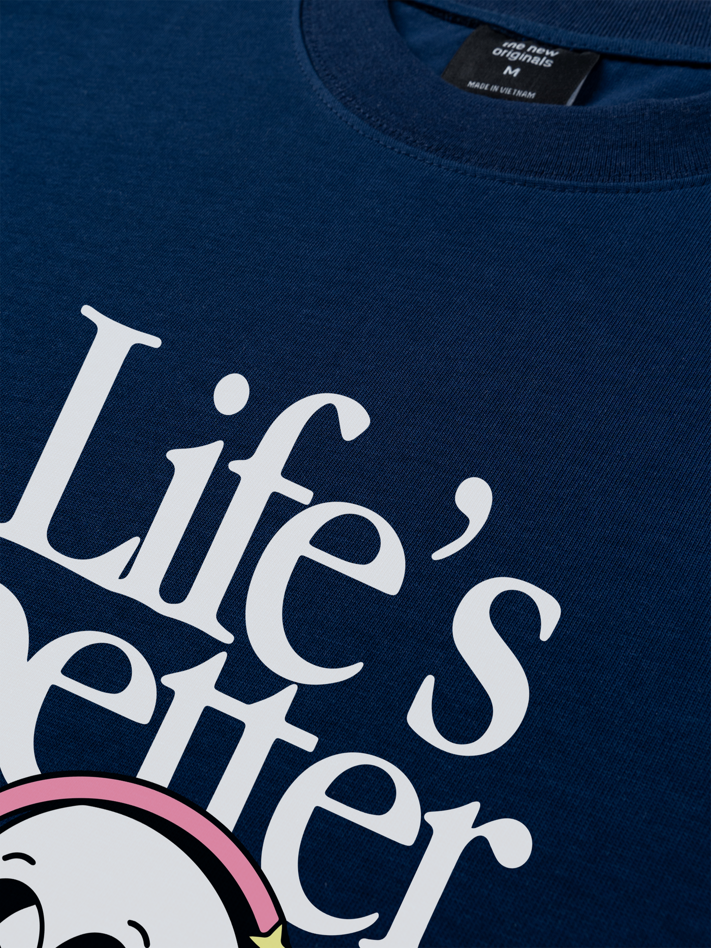 Áo Thun Relaxed Fit Life's Better With Music