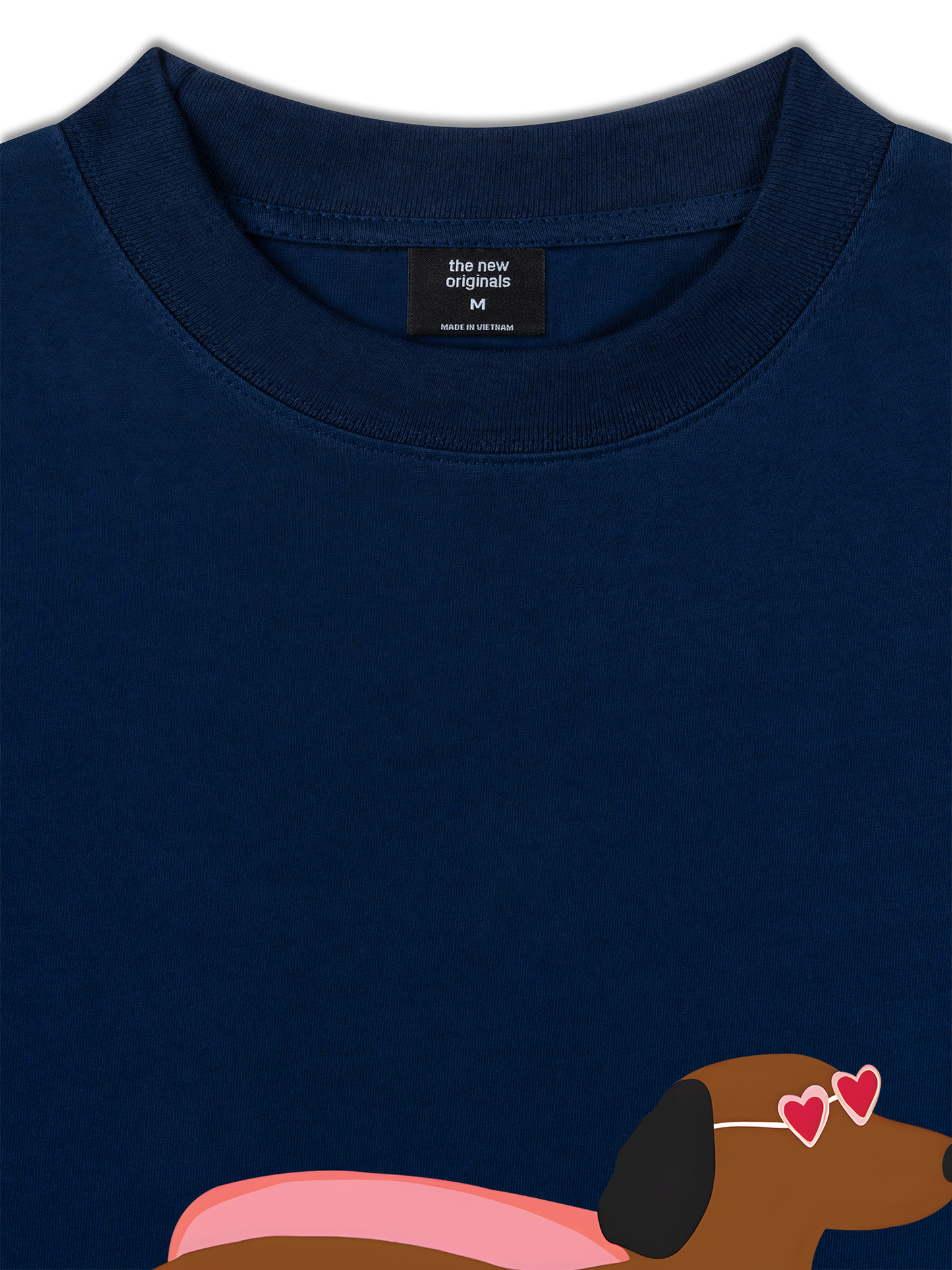 Áo Thun Relaxed Fit Pink Dachshund