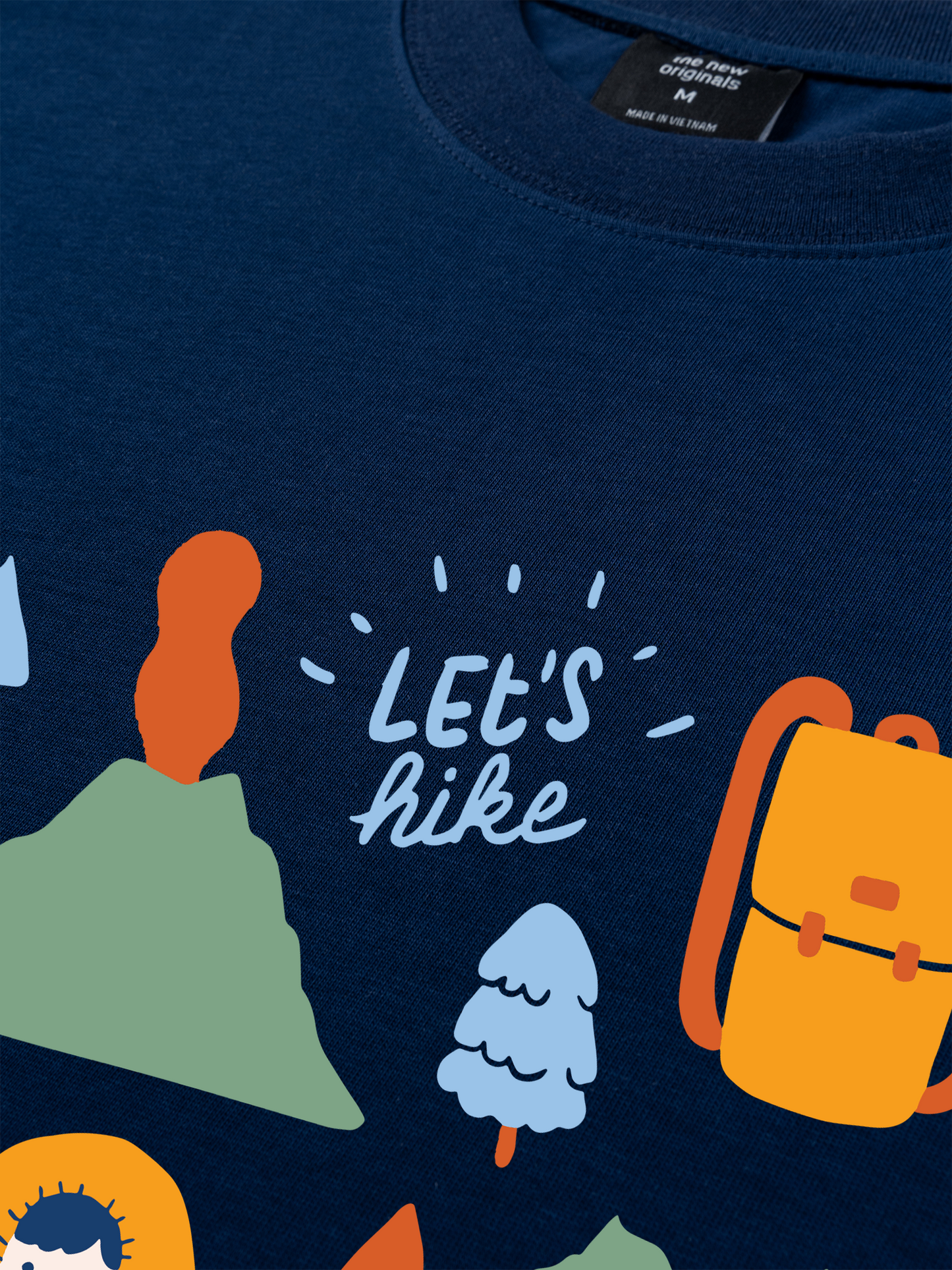 Áo Thun Relaxed Fit Go Out Let's Hike