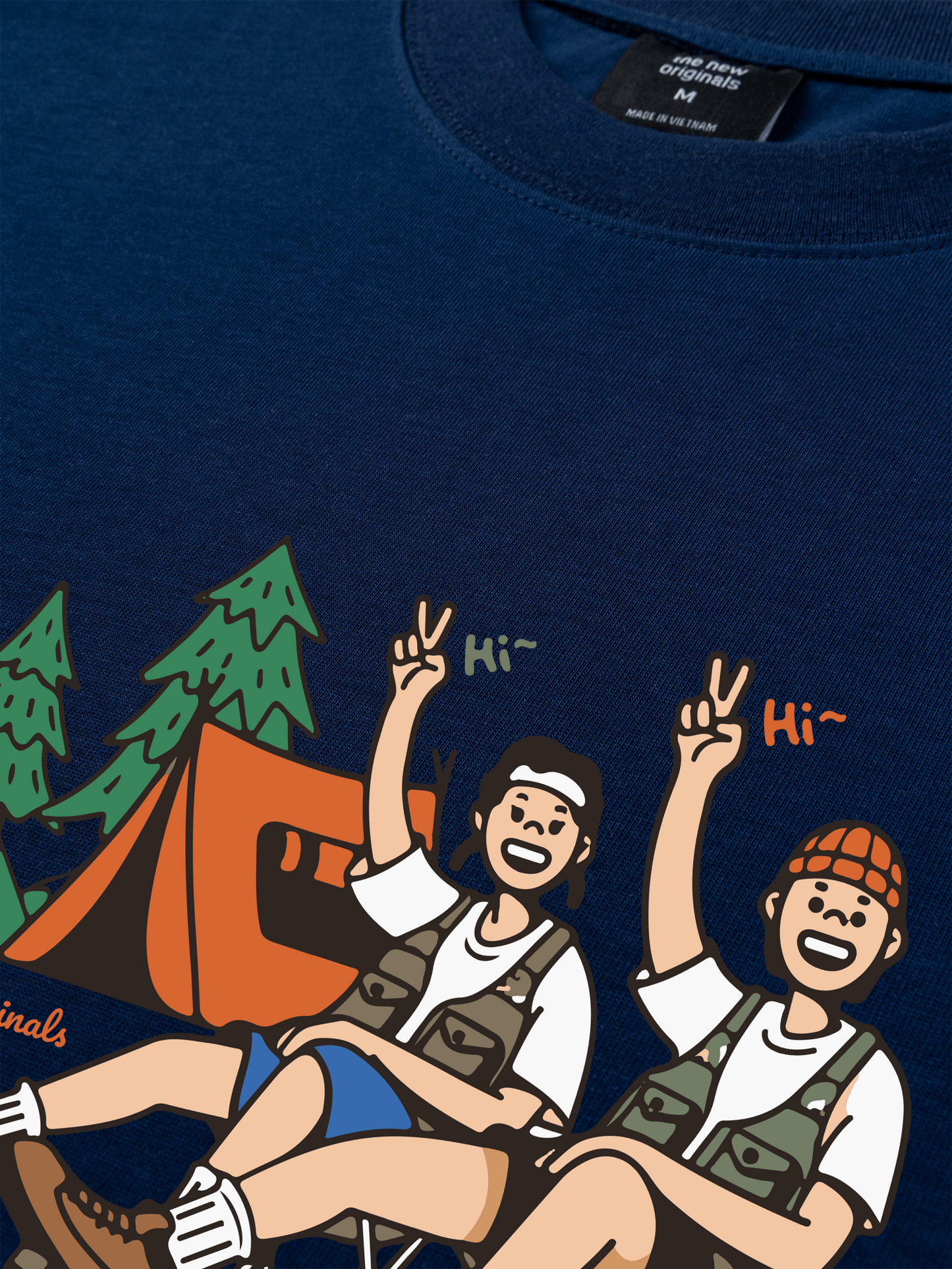 Áo Thun Relaxed Fit Go Camping