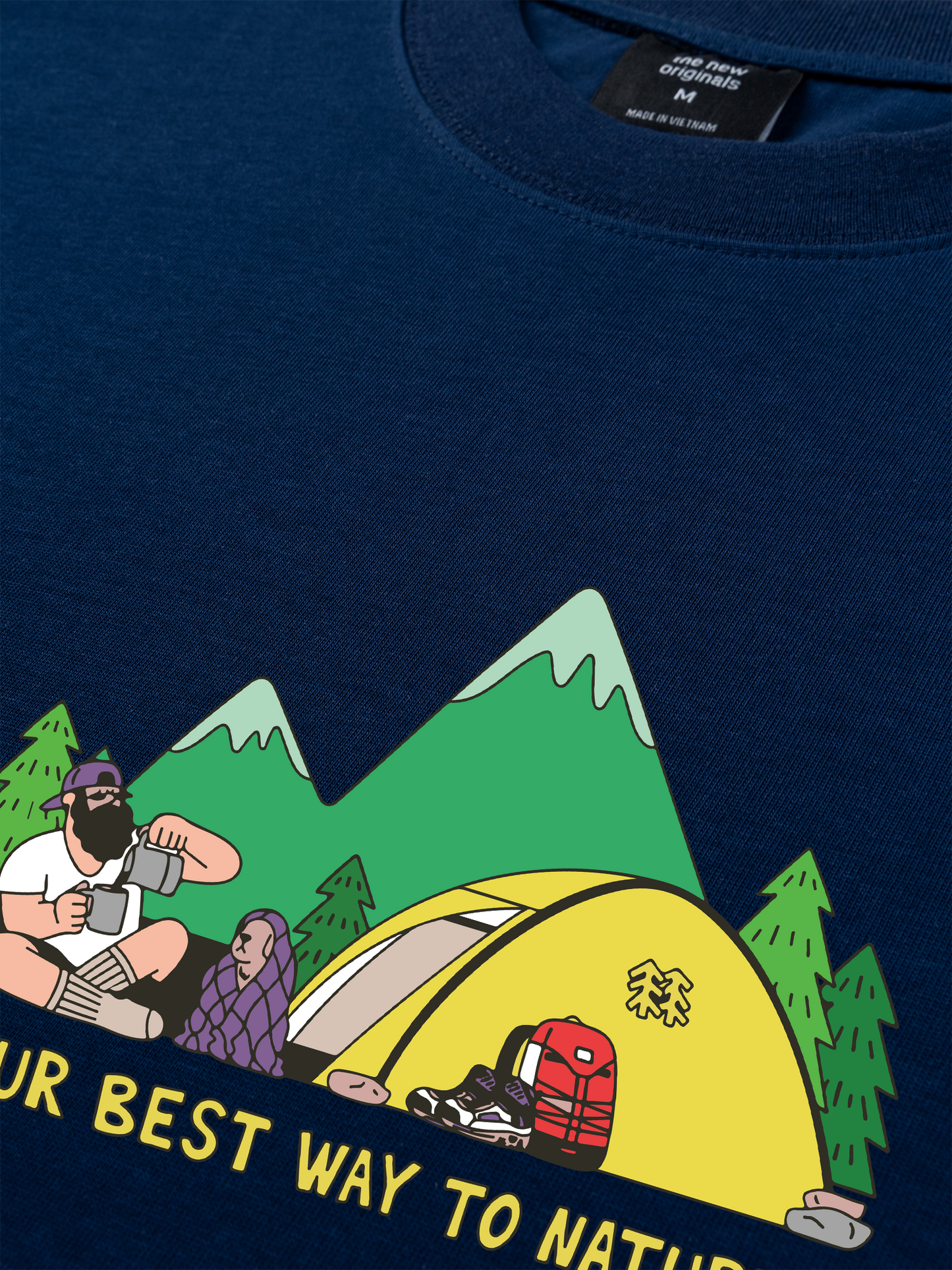 Áo Thun Relaxed Fit Let's Go Outside