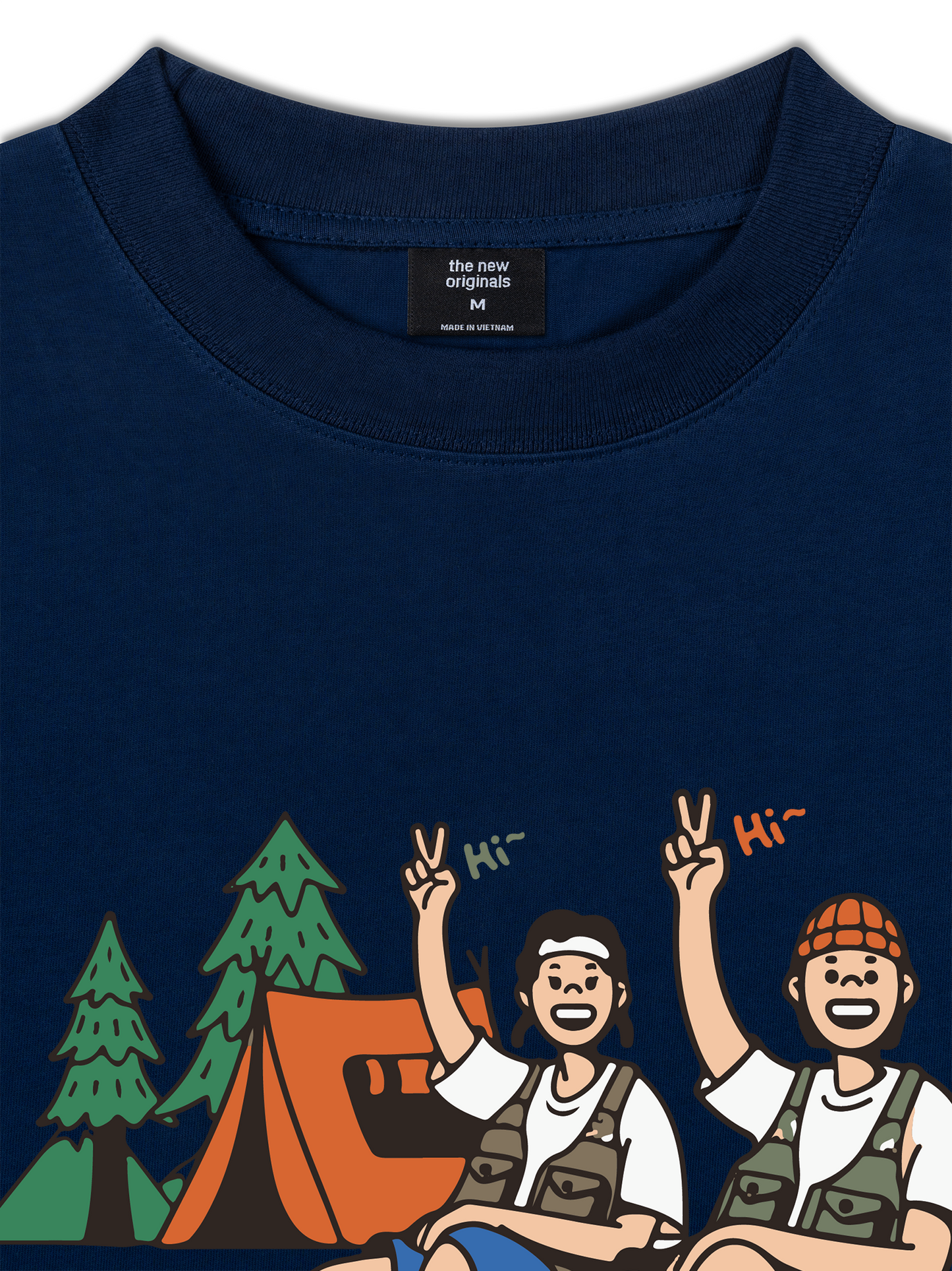 Áo Thun Relaxed Fit Go Camping