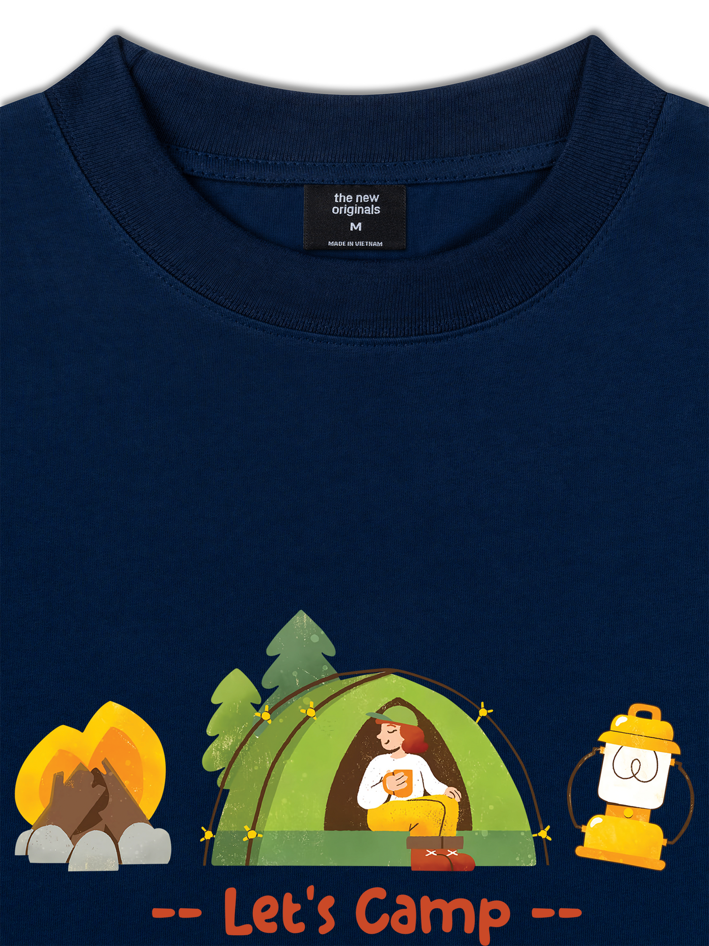 Áo Thun Relaxed Fit Let's Camp