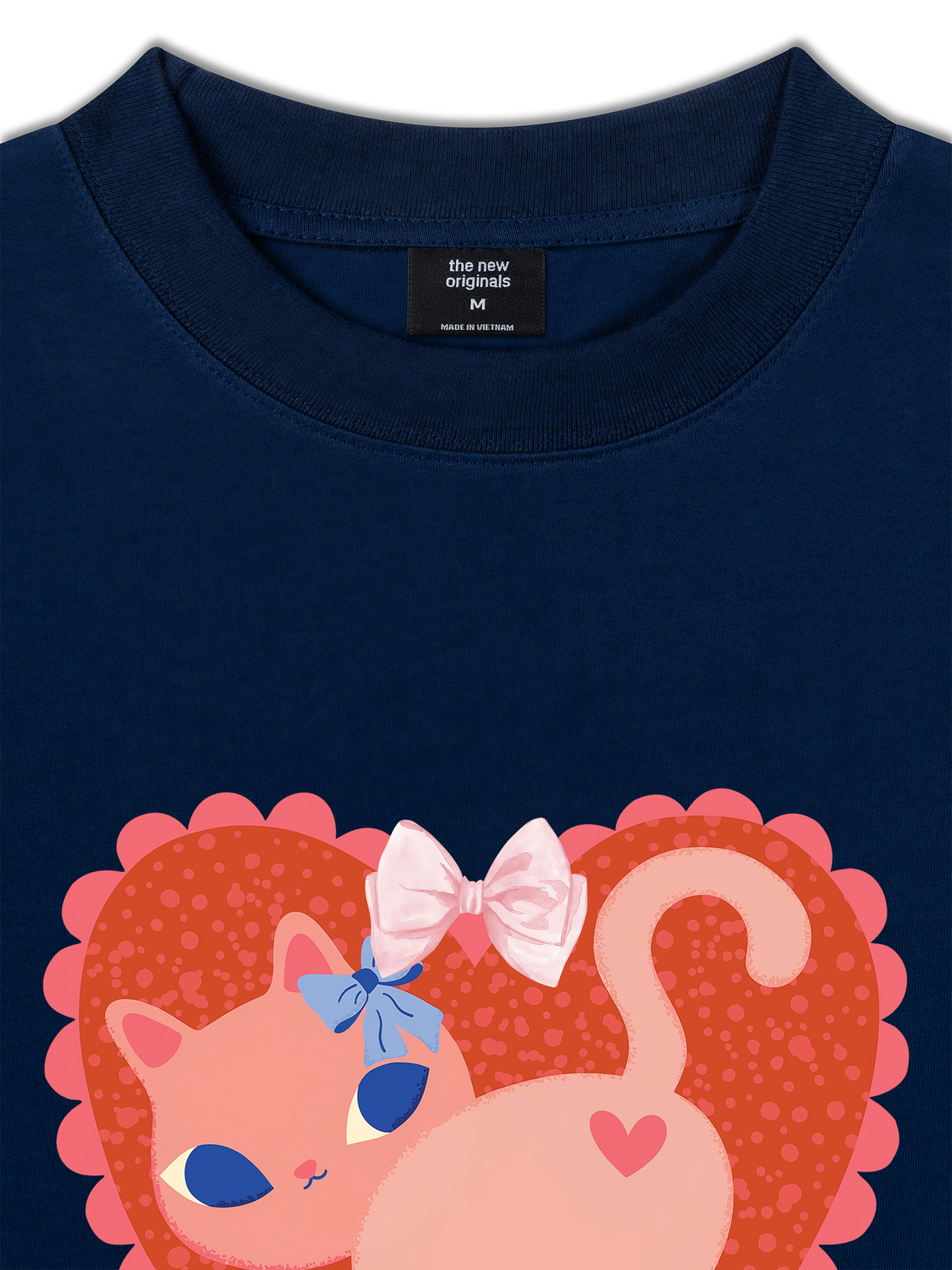 Áo Thun Relaxed Fit Kitten Kiss