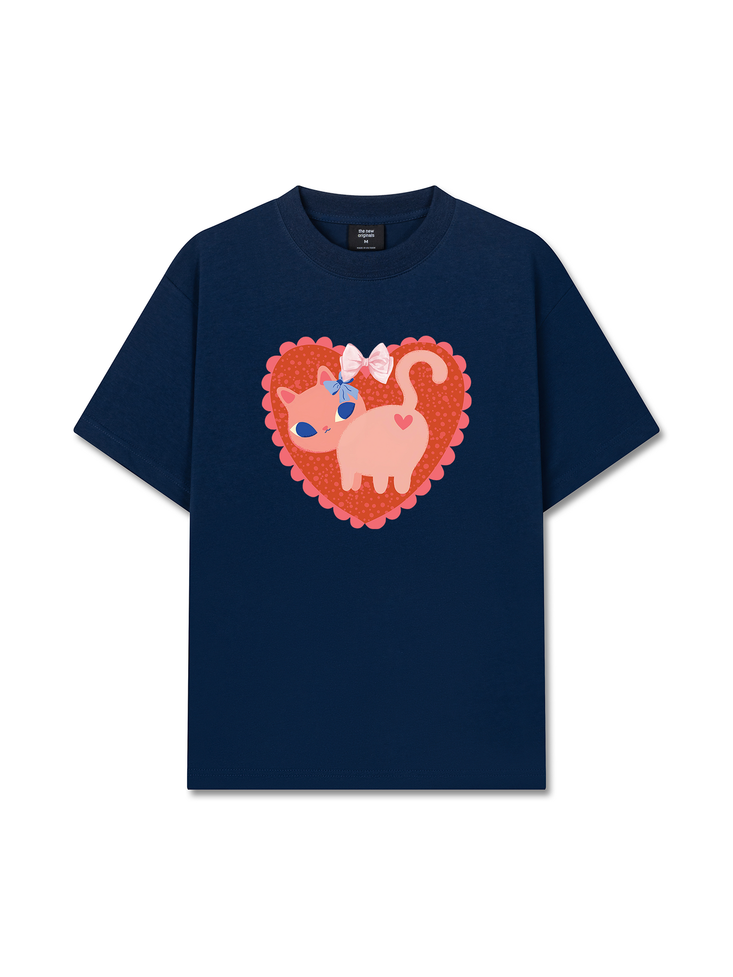 Áo Thun Relaxed Fit Kitten Kiss