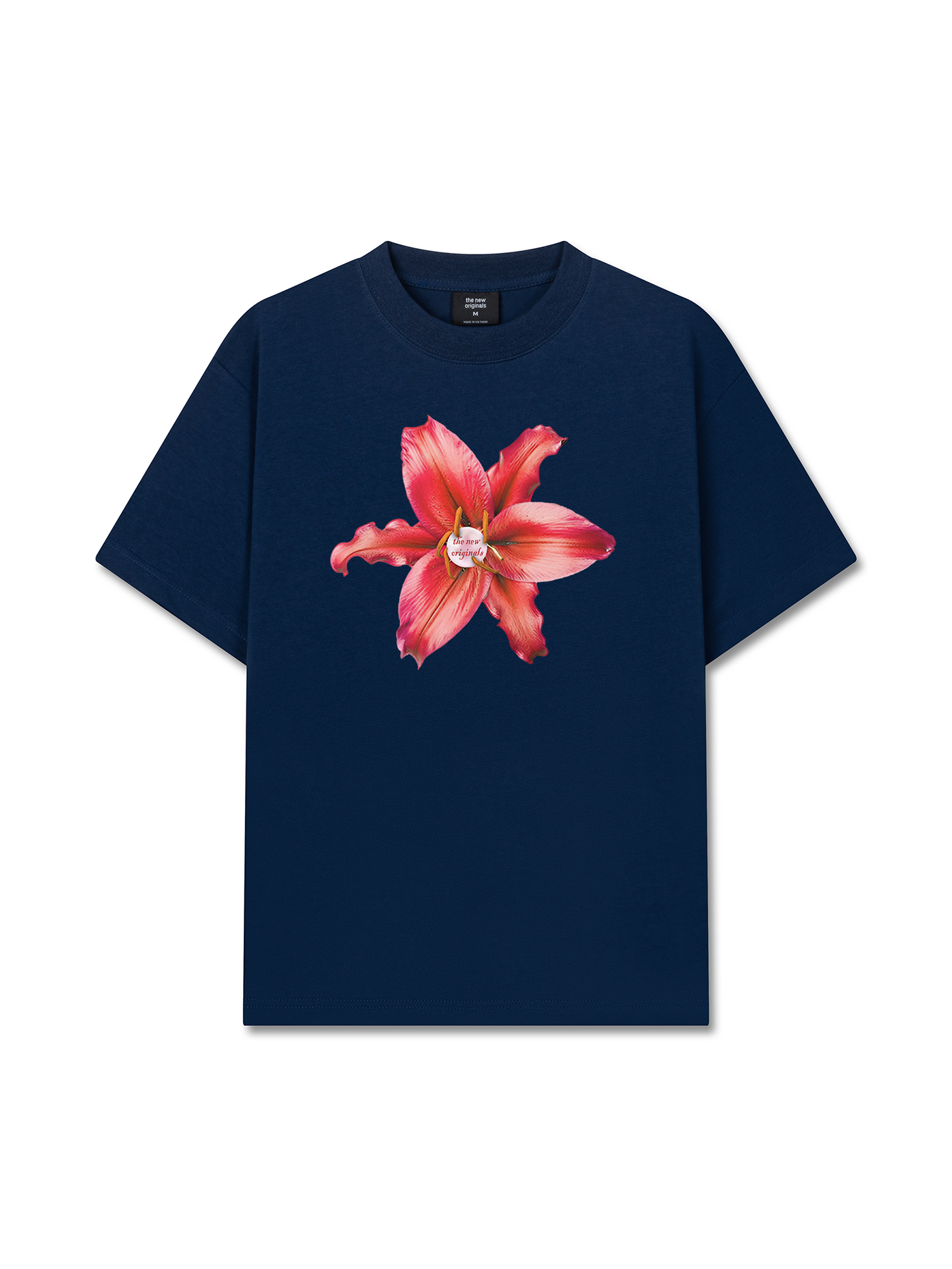 Áo Thun Relaxed Fit Pearl Lily Flower