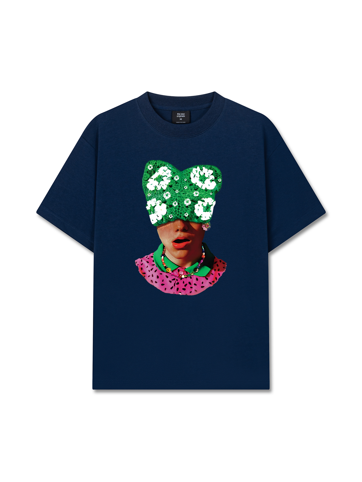 Áo Thun Relaxed Fit Summer Dopamine Kitty Cap Pink Gradient