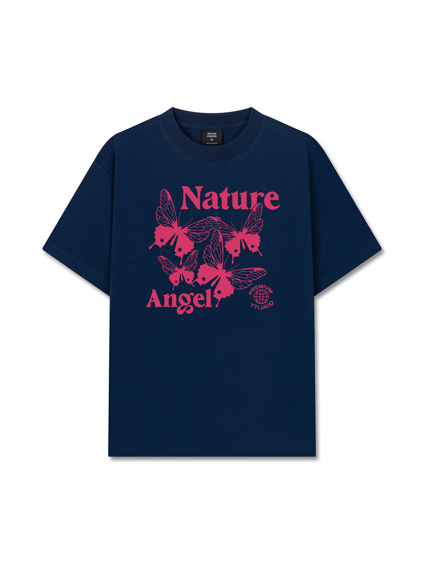 Áo Thun Relaxed Fit Pink Nature Angel