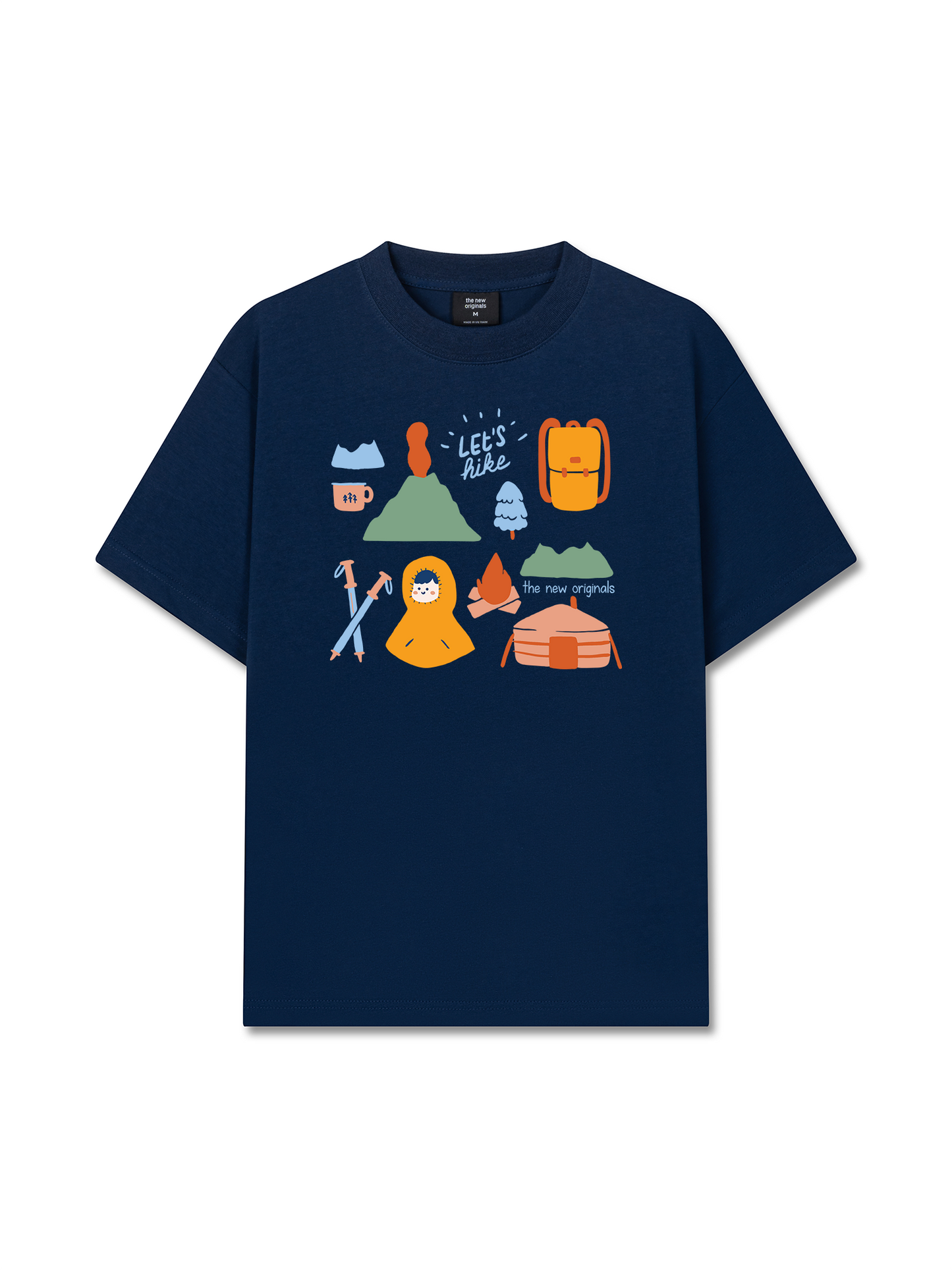 Áo Thun Relaxed Fit Go Out Let's Hike