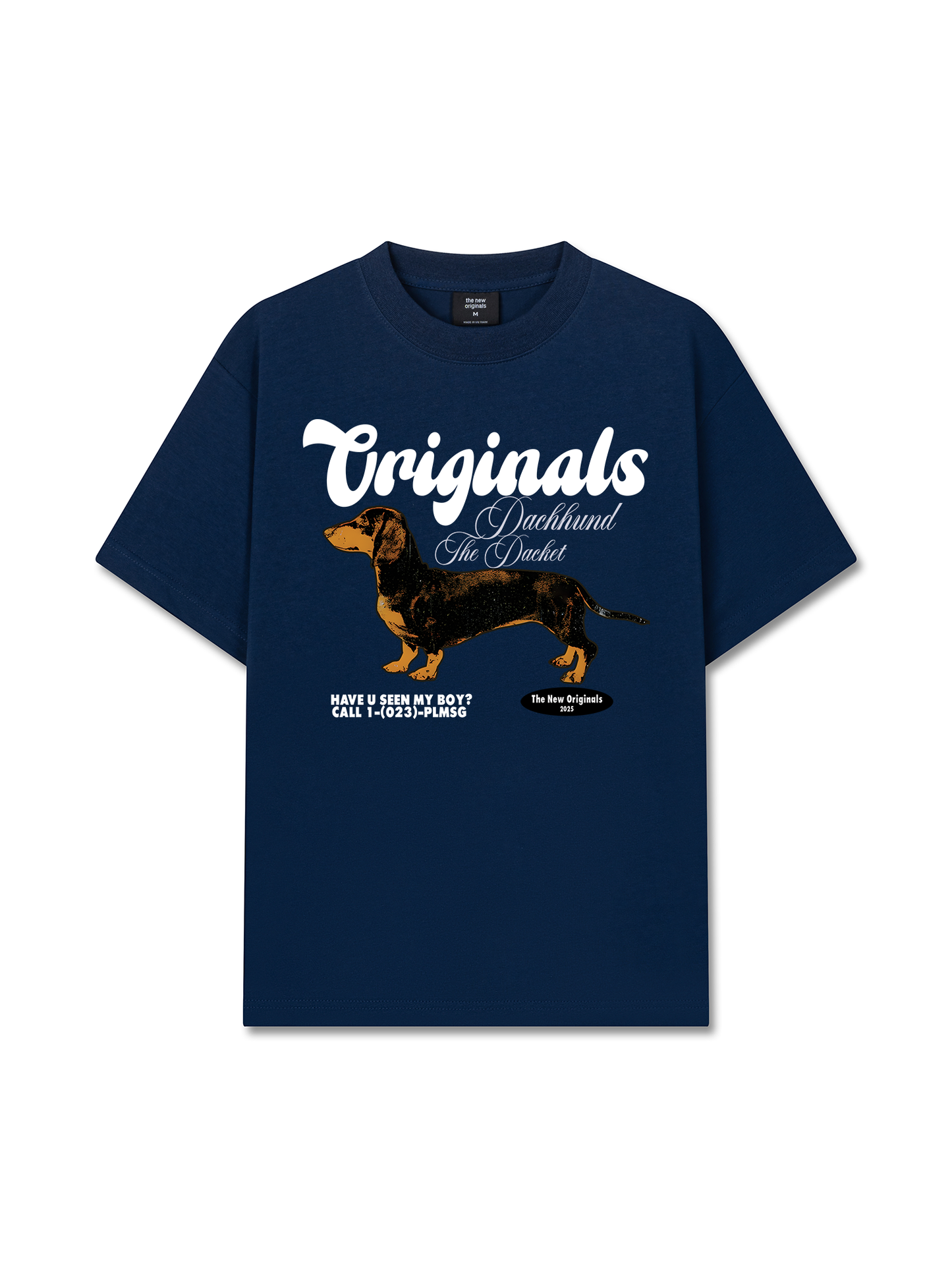 Áo Thun Relaxed Fit Retro Dachshund