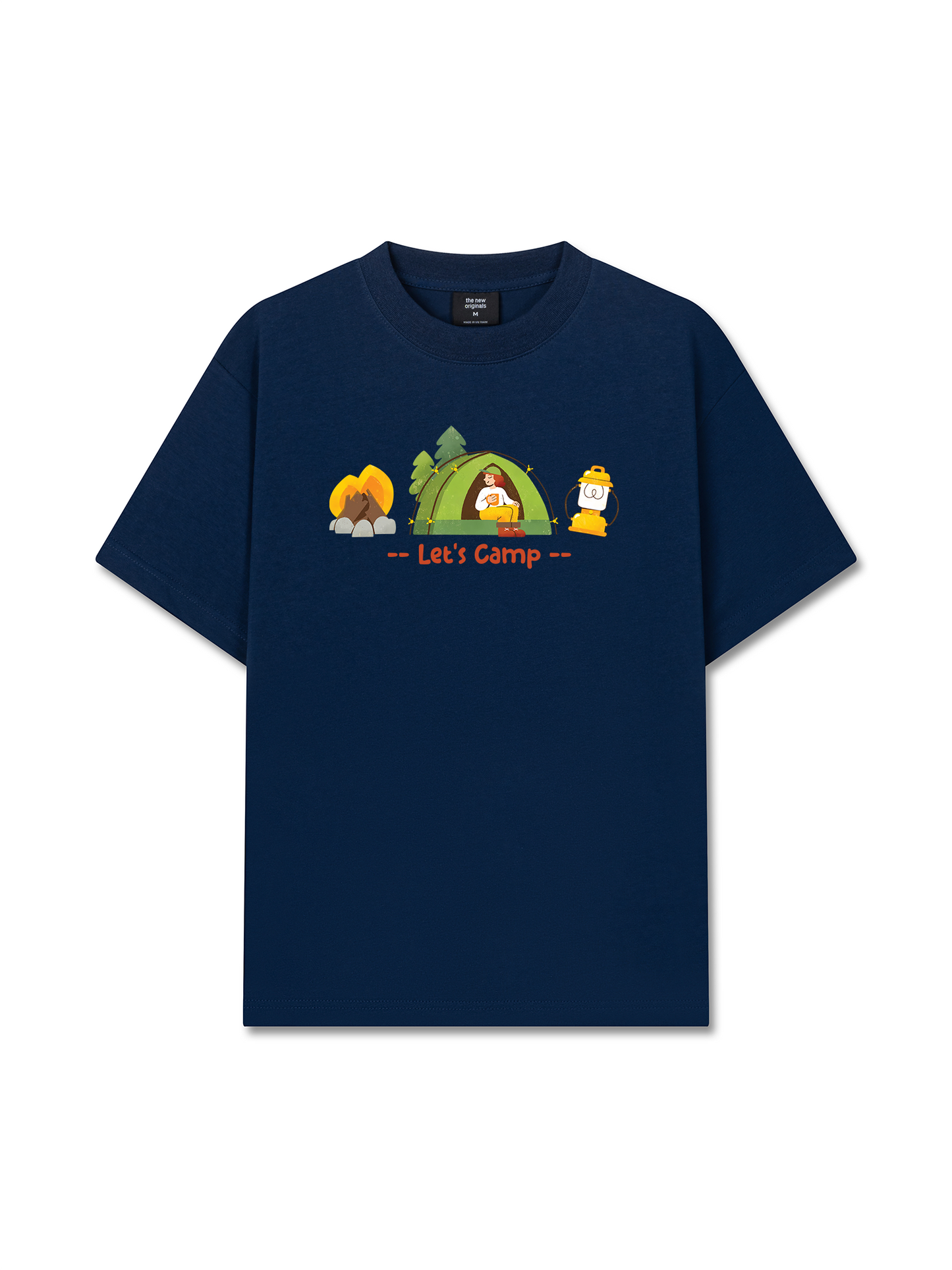 Áo Thun Relaxed Fit Let's Camp