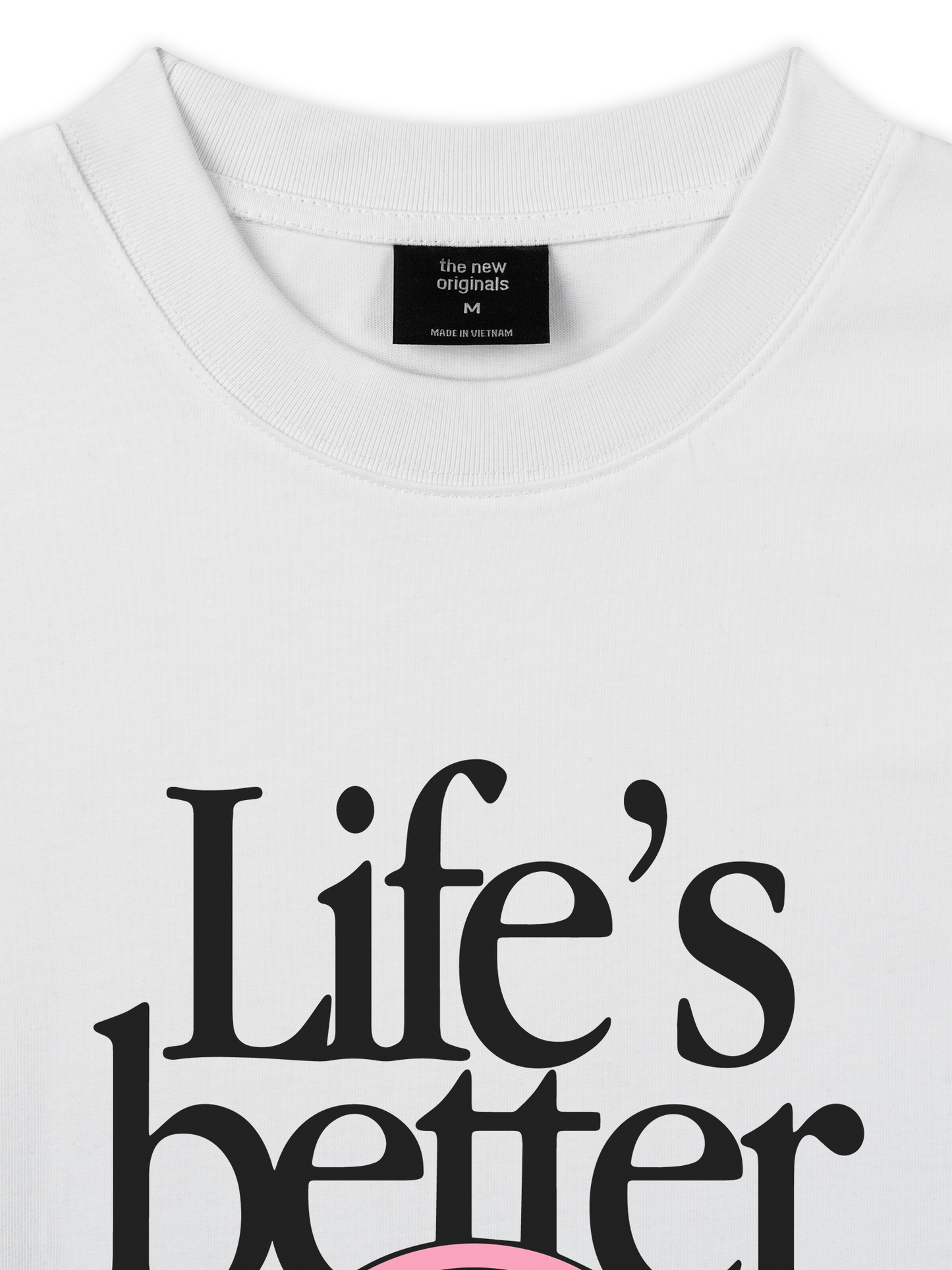 Áo Thun Relaxed Fit Life's Better With Music