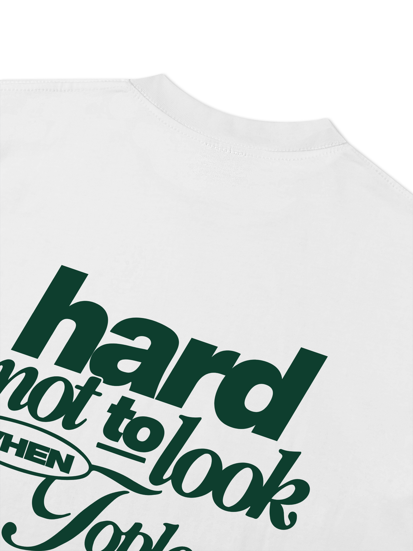 Áo Thun Relaxed Fit Hard Not To Look