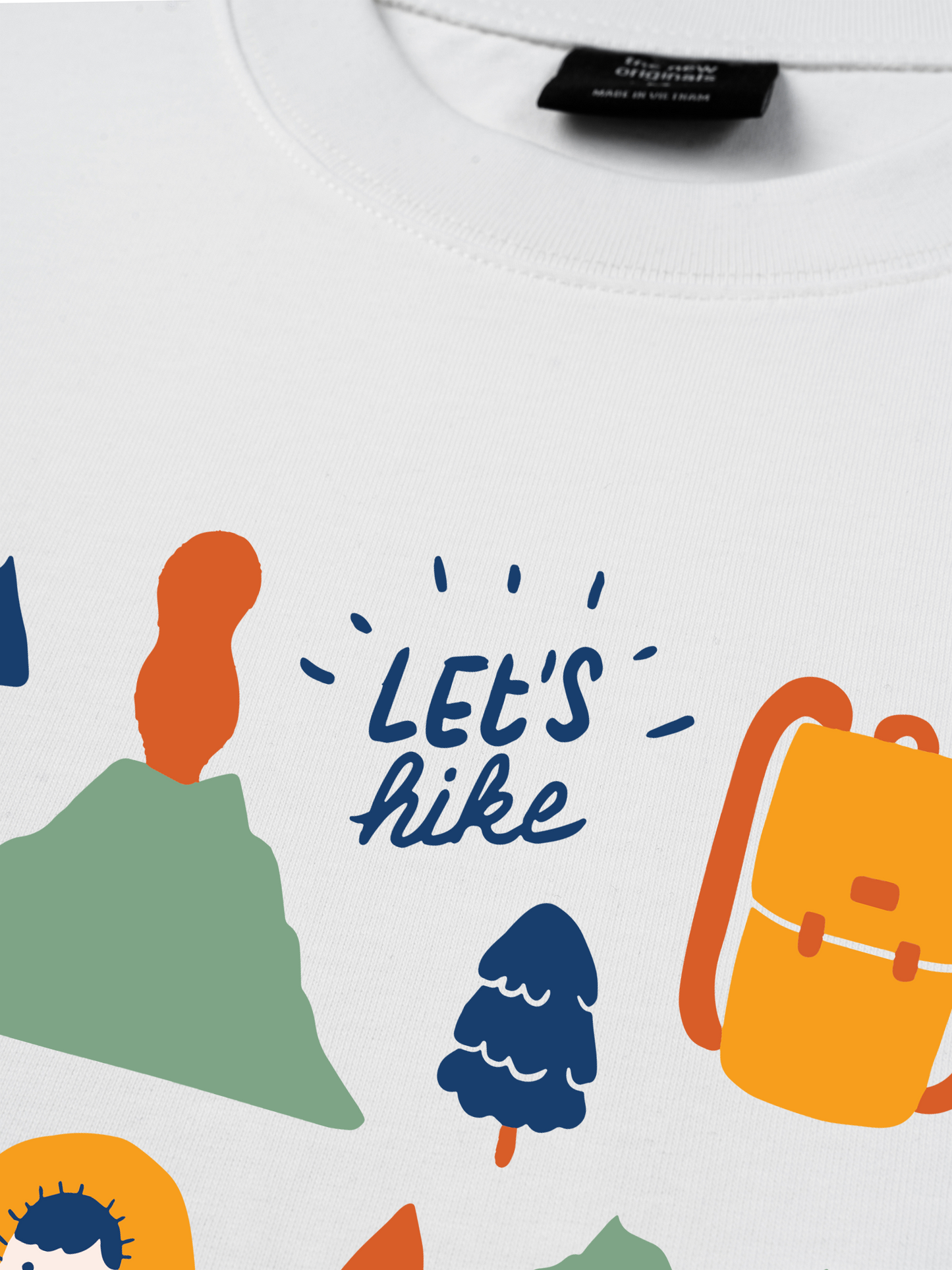 Áo Thun Relaxed Fit Go Out Let's Hike