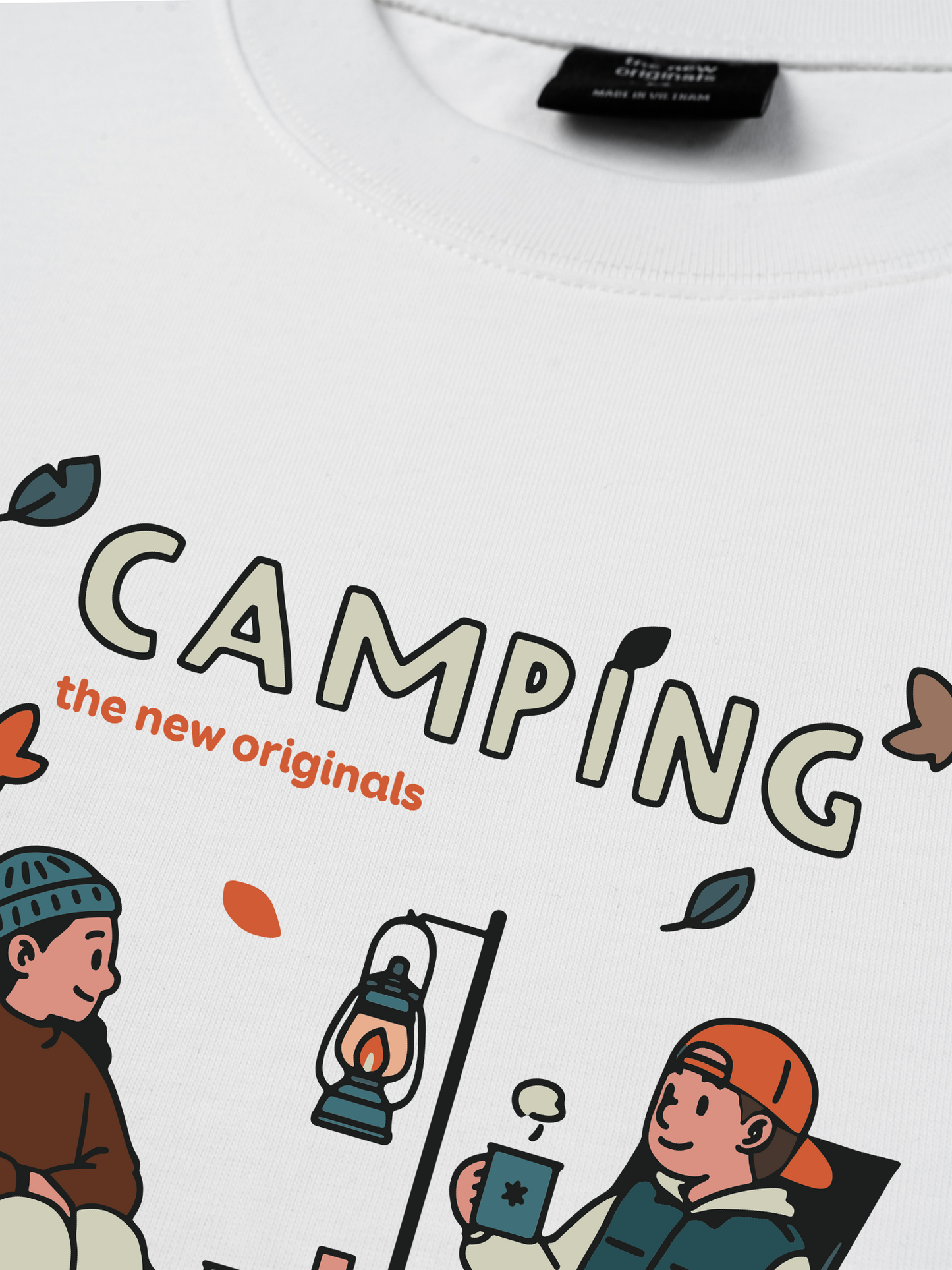 Áo Thun Relaxed Fit Go Outside Go Camping