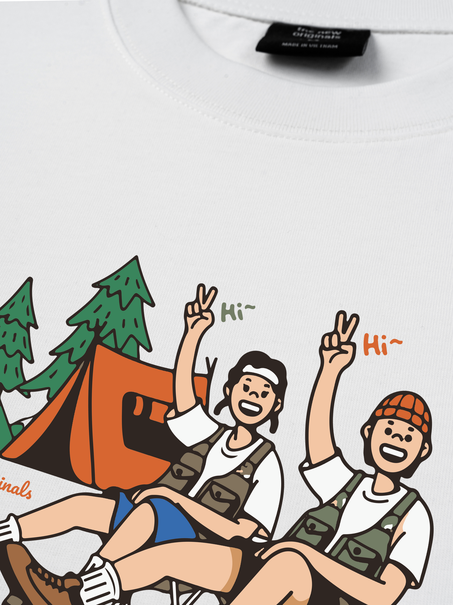 Áo Thun Relaxed Fit Go Camping