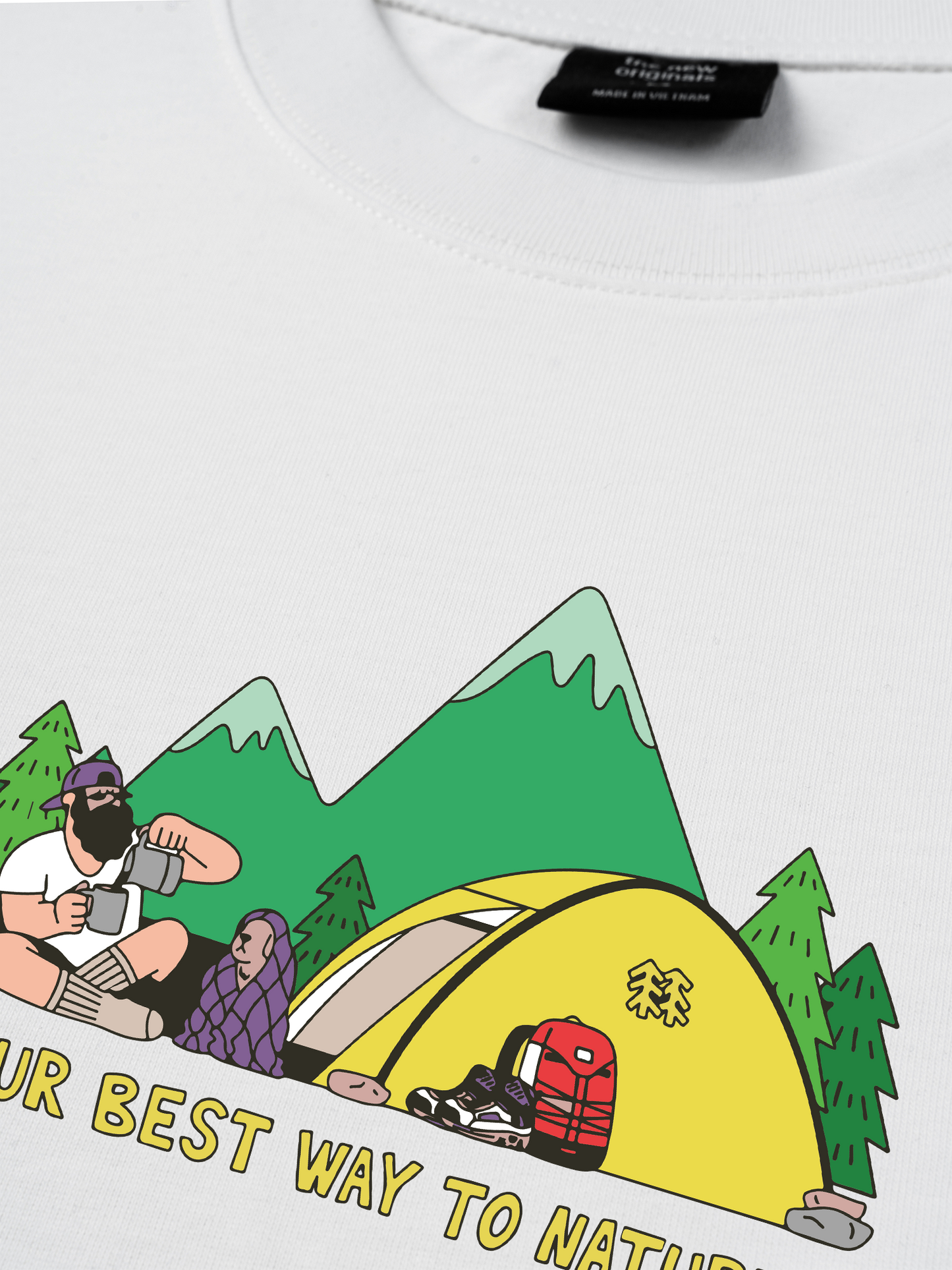 Áo Thun Relaxed Fit Let's Go Outside