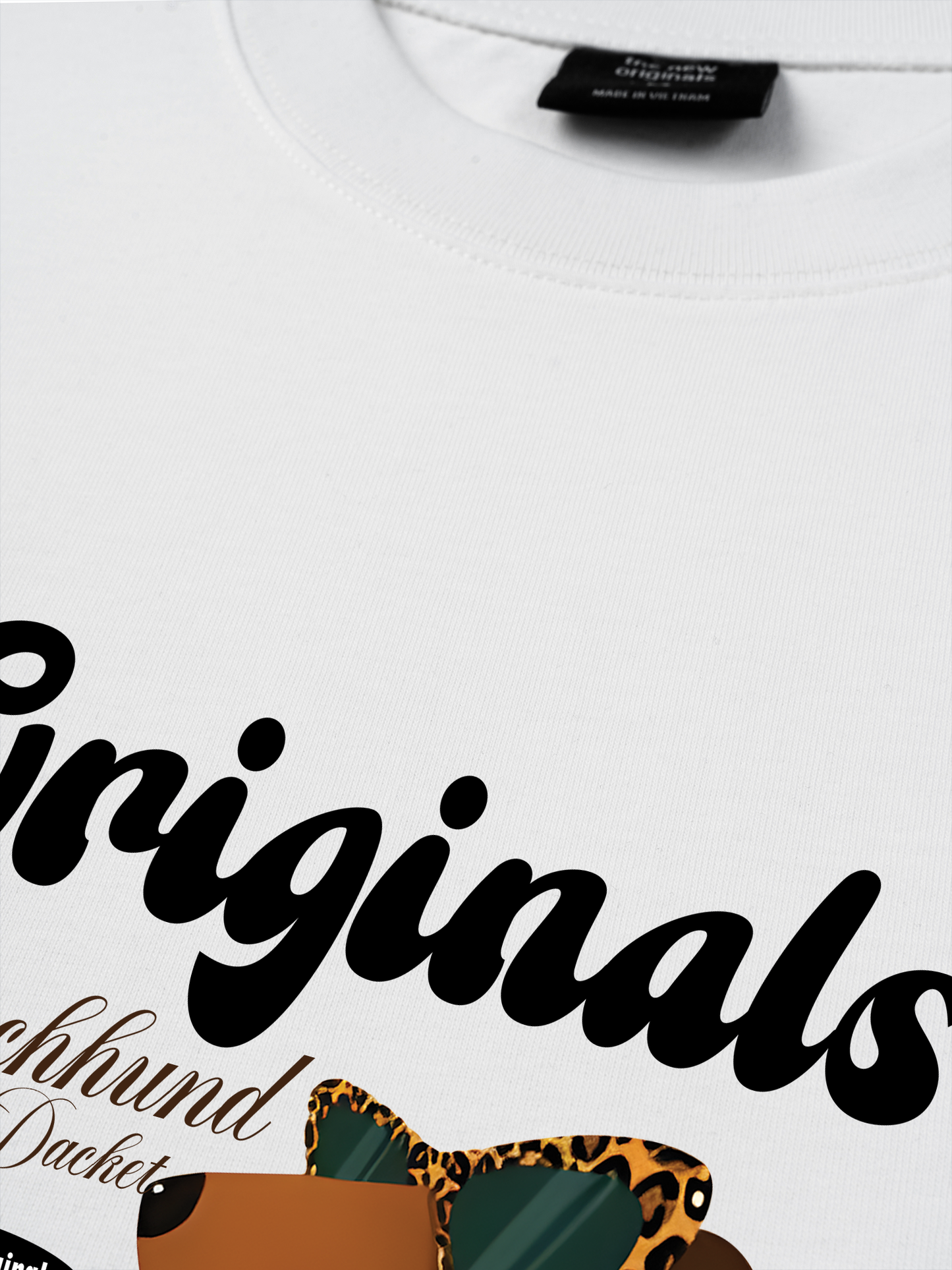 Áo Thun Relaxed Fit Leopard Dachshund