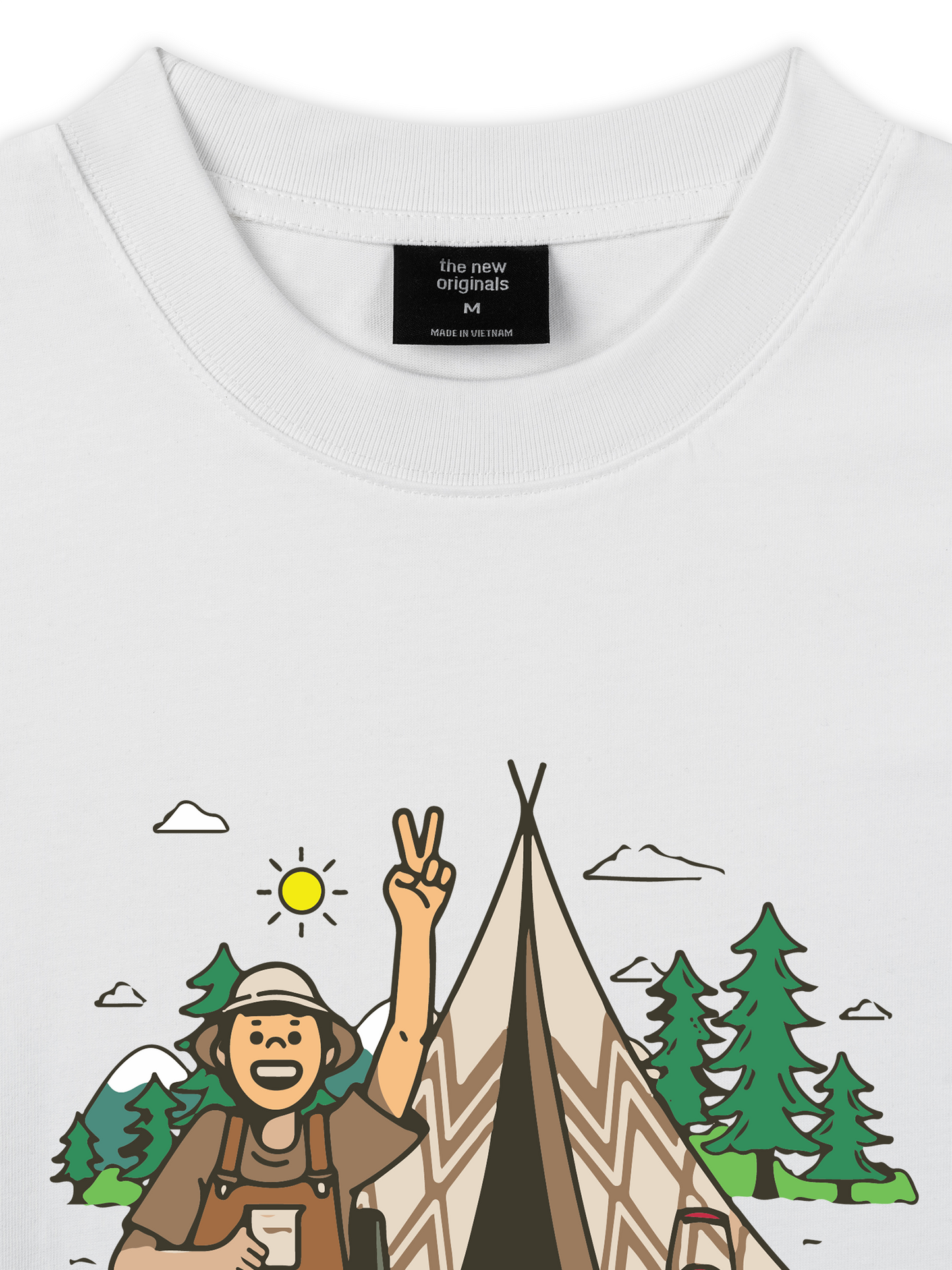 Áo Thun Relaxed Fit Go Outside Camplife Original