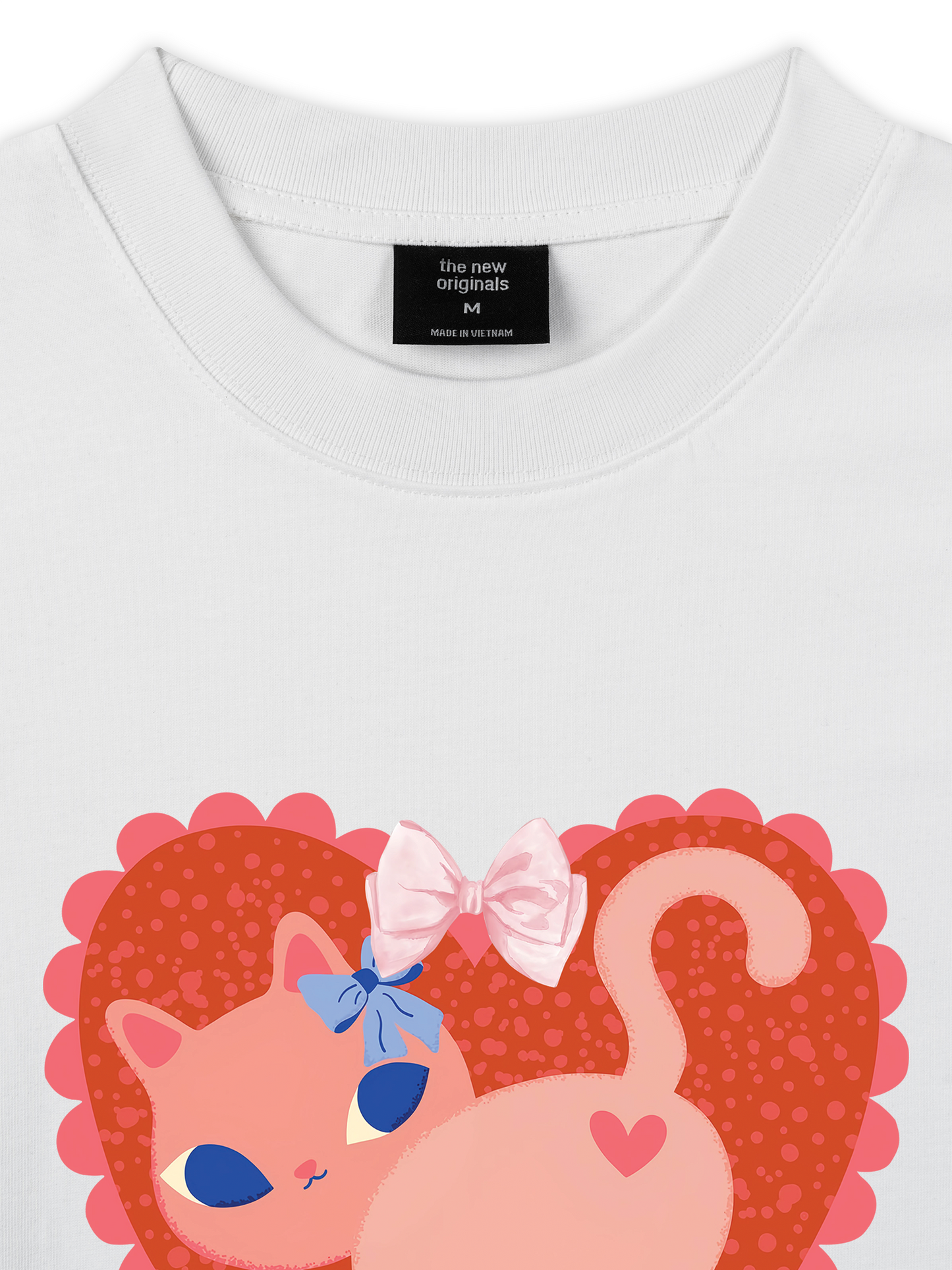 Áo Thun Relaxed Fit Kitten Kiss